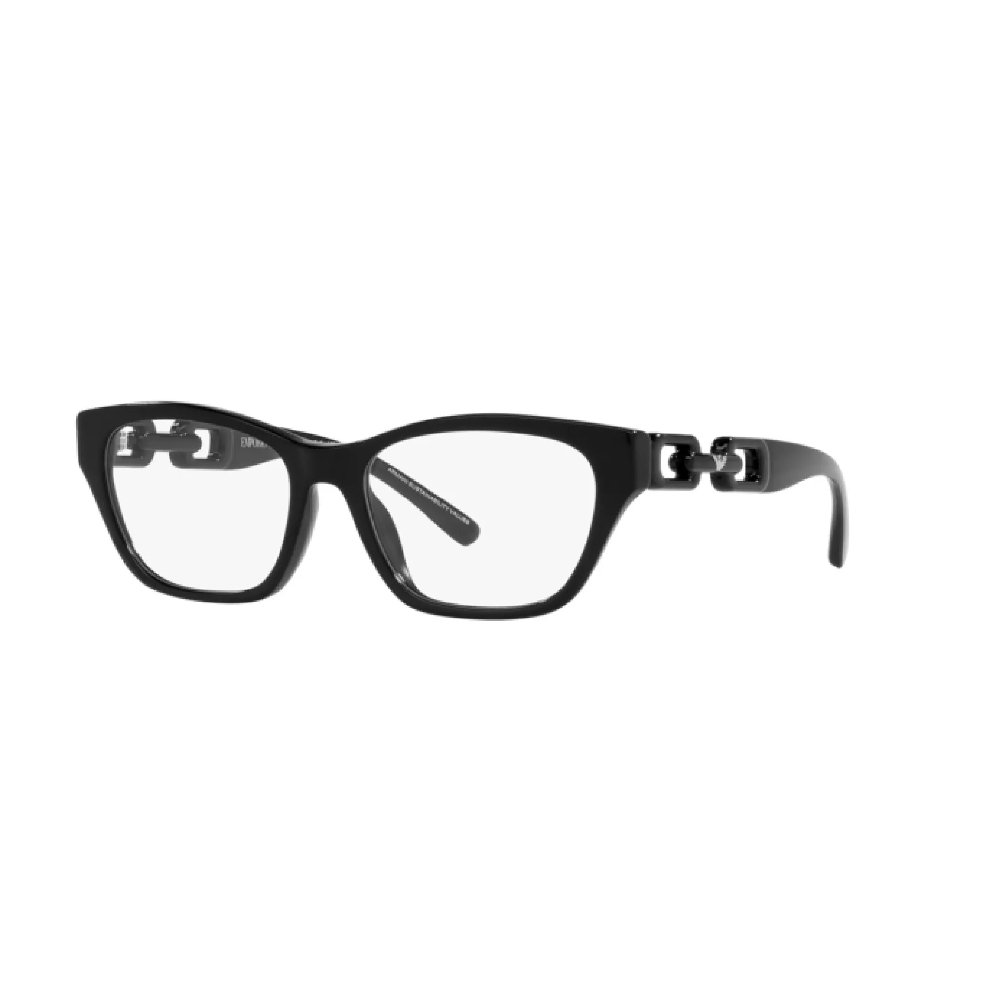   Emporio Armani EA 3223U - 5017 Nero Lucido | Occhiale Da Vista Donna 