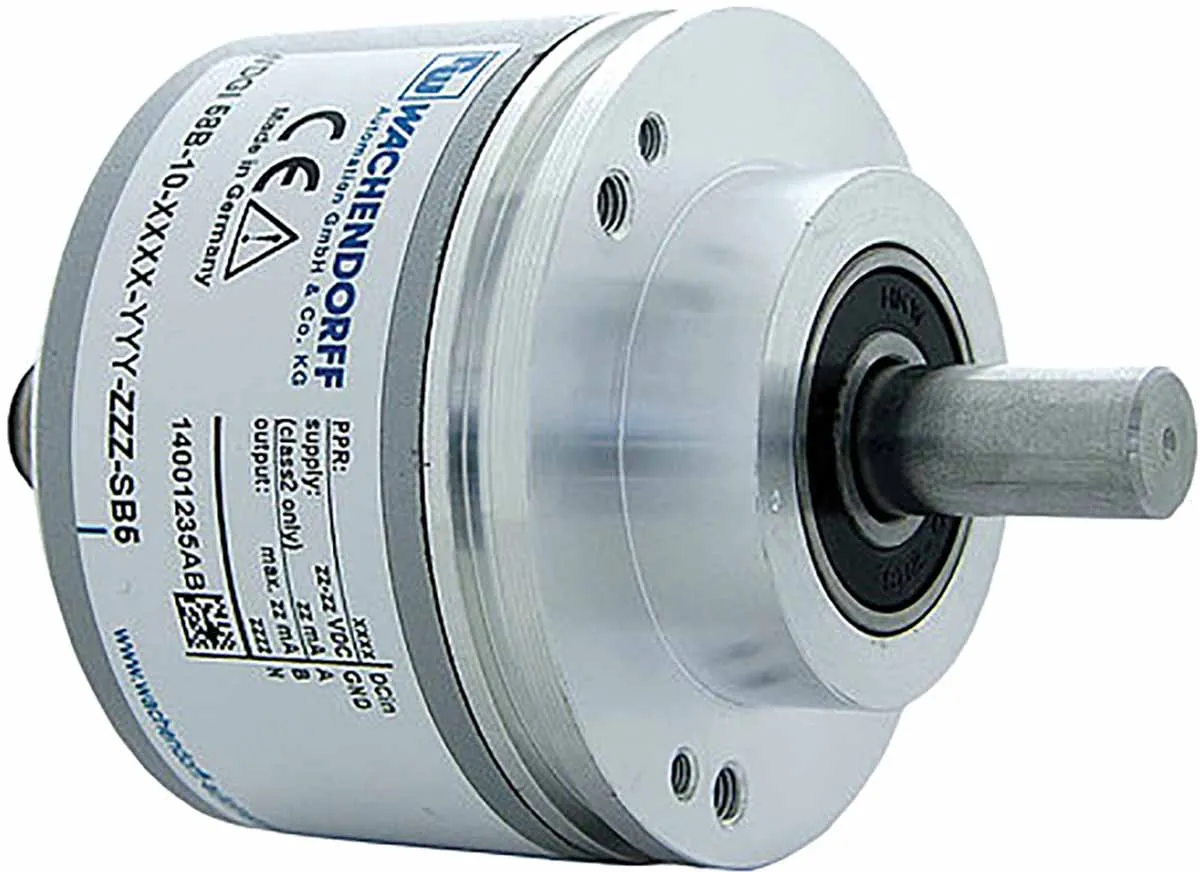 Encoder incrementale Wachendorff, 4096 impulsi giro , uscita RS422, TTL invertito