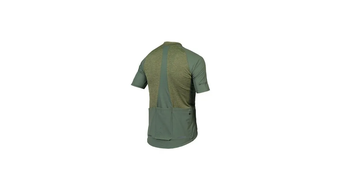 ENDURA Maglia Gravel GV500 Reiver Manica Corta Olive Green