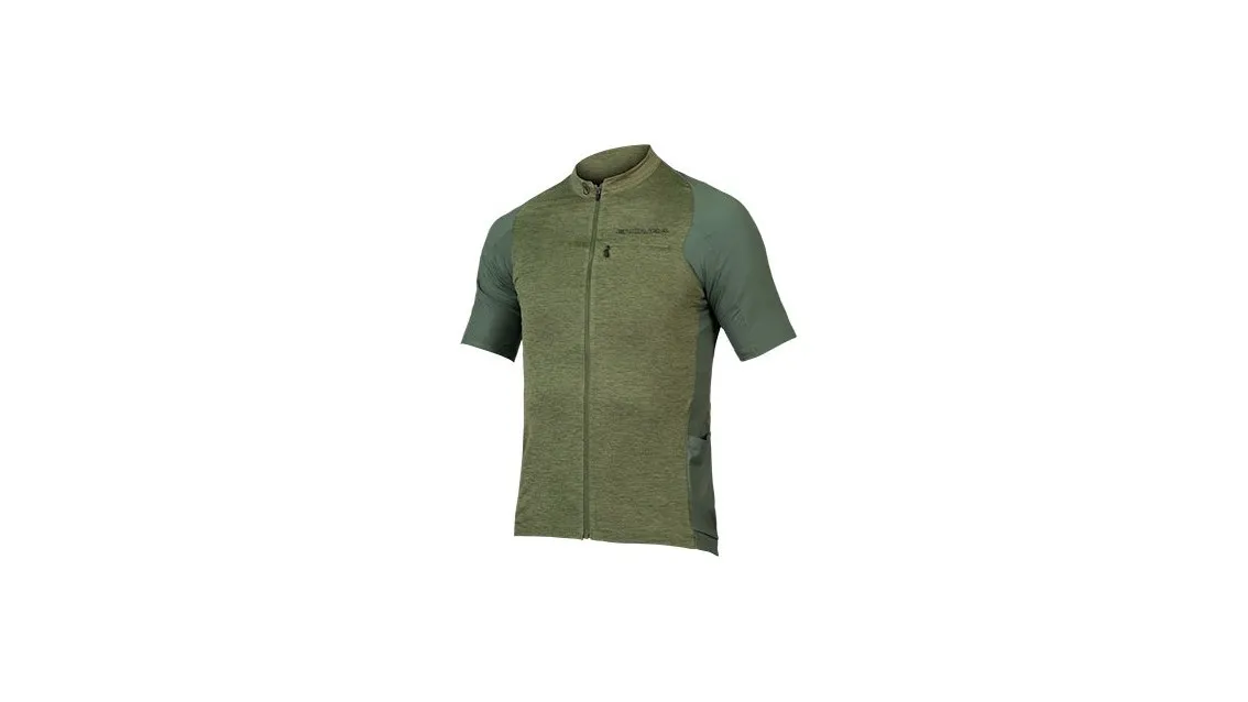ENDURA Maglia Gravel GV500 Reiver Manica Corta Olive Green