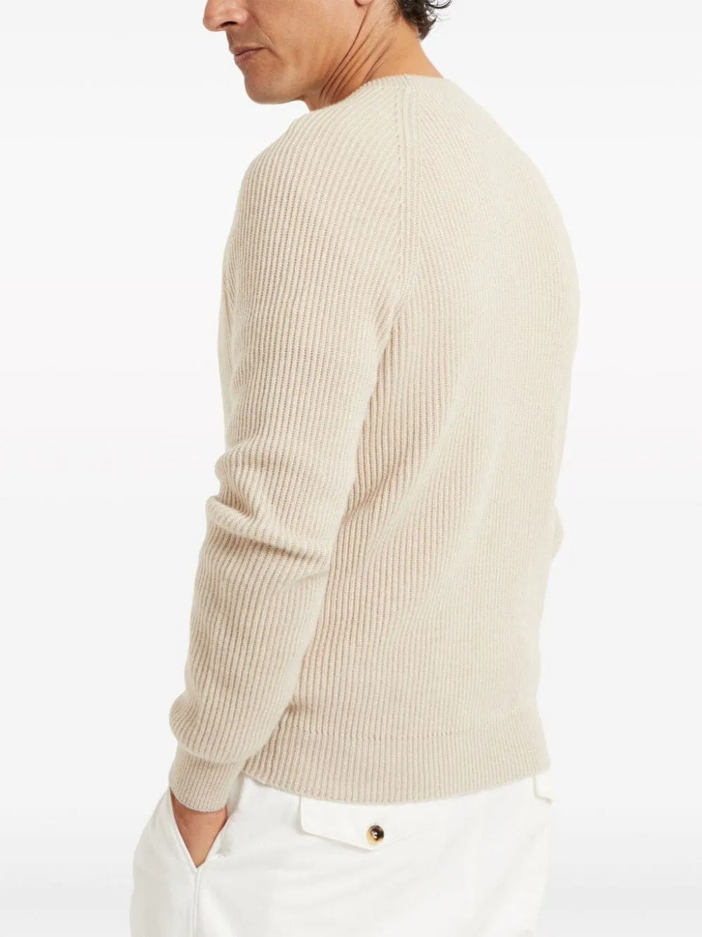 English Rib Sweater With Raglan Sleeves