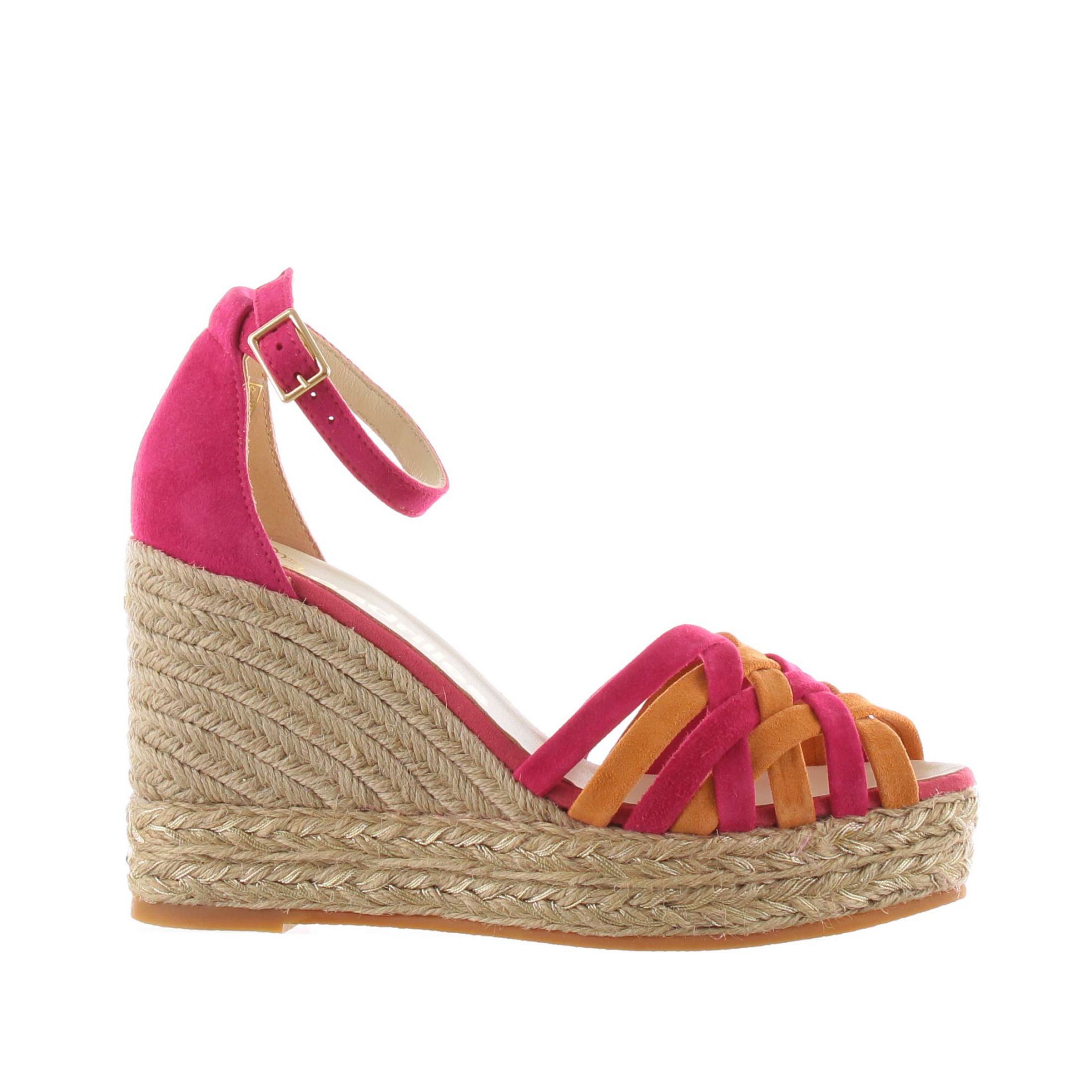 Espadrillas ale ante in camoscio