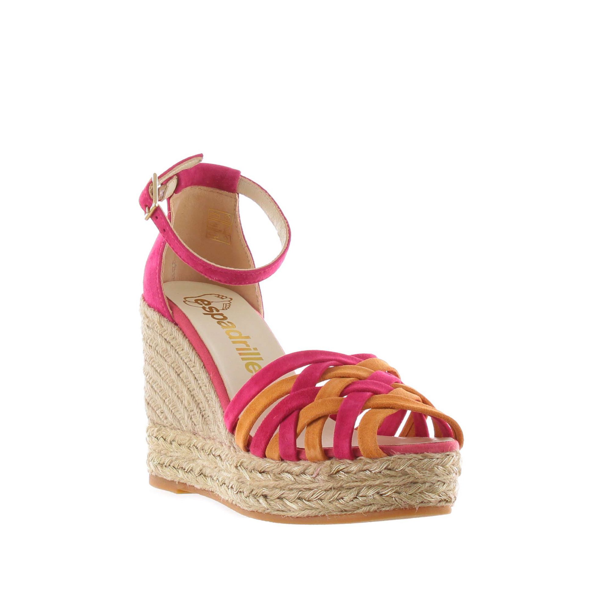 Espadrillas ale ante in camoscio