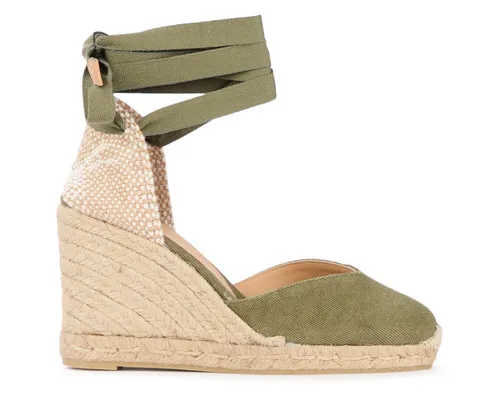 Espadrillas Castañer Chiara verde oliva