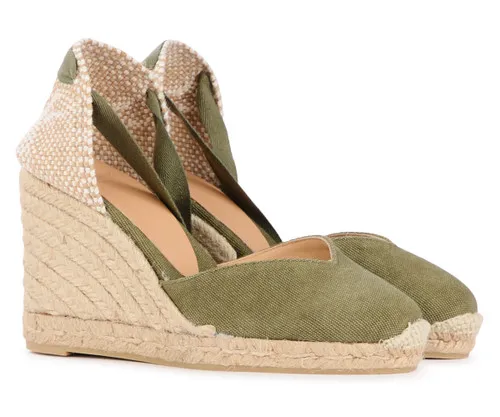 Espadrillas Castañer Chiara verde oliva