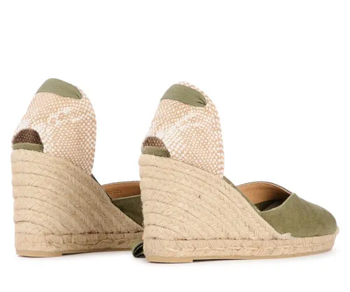 Espadrillas Castañer Chiara verde oliva
