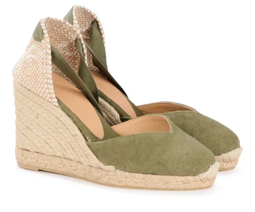 Espadrillas Castañer Chiara verde oliva