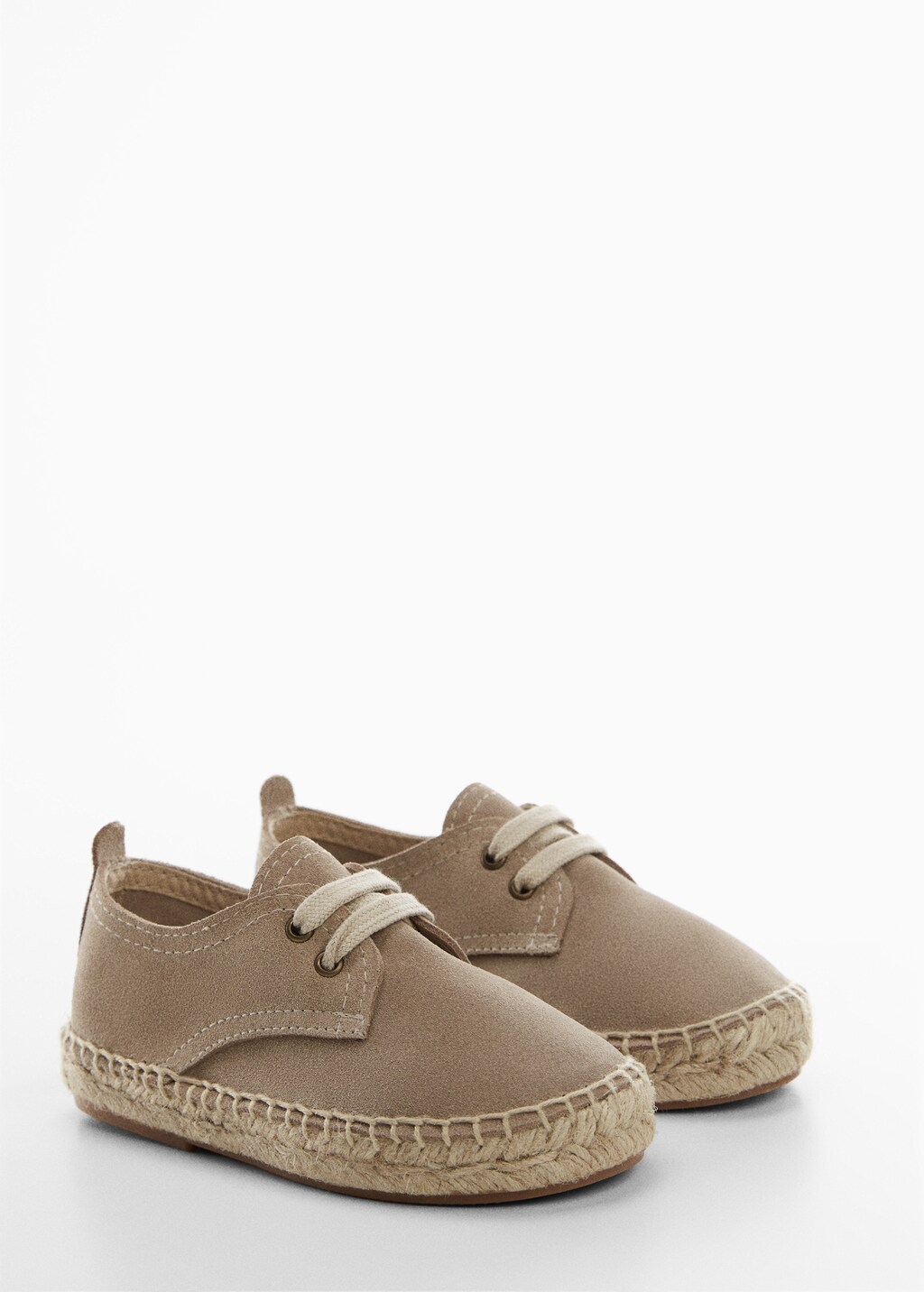 Espadrillas crosta di cuoio lacci