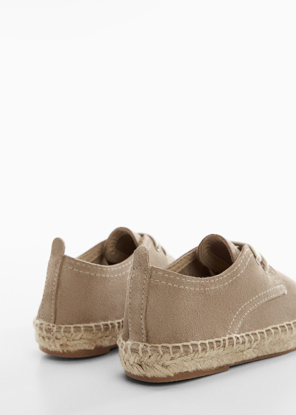 Espadrillas crosta di cuoio lacci
