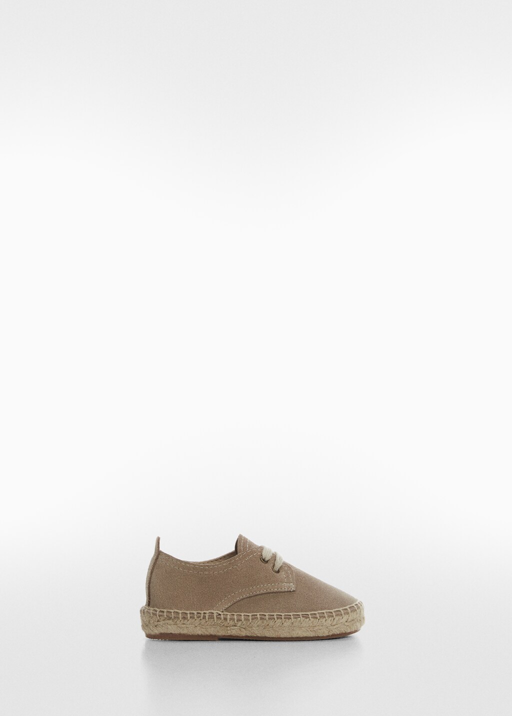Espadrillas crosta di cuoio lacci