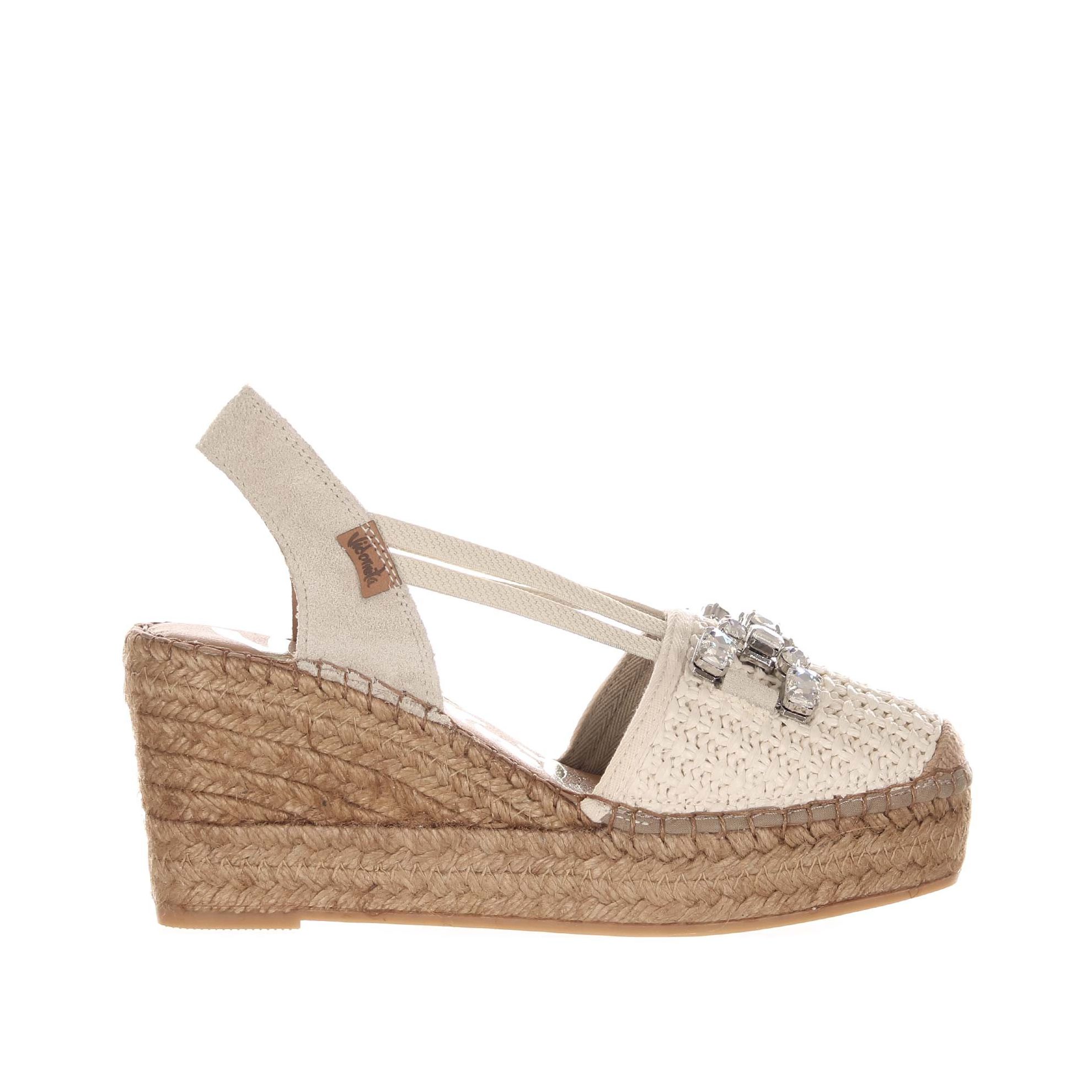 Espadrillas valenciana elasticos in raffia