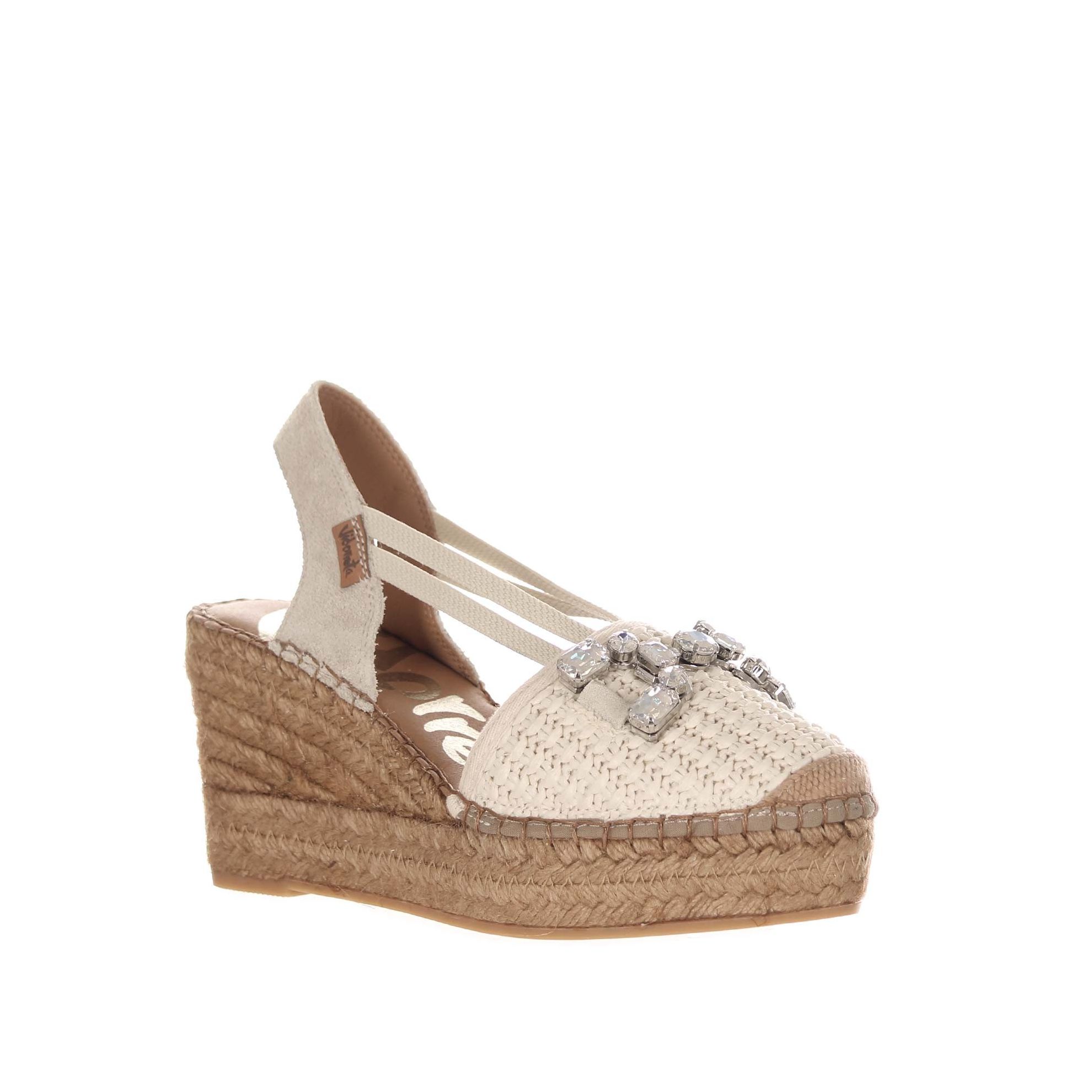 Espadrillas valenciana elasticos in raffia