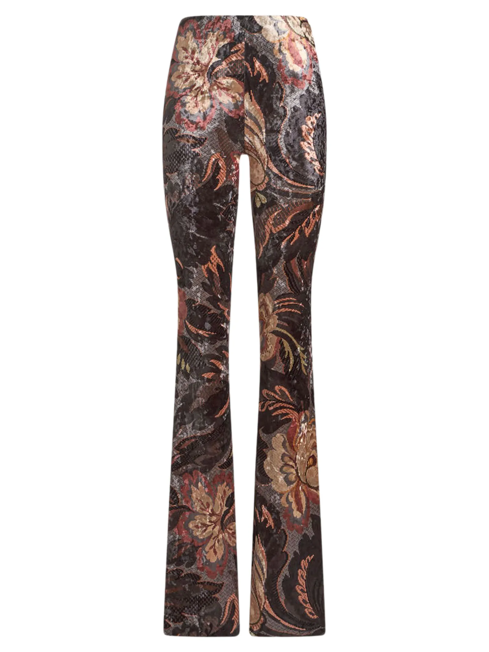 ETRO Abbigliamento,Pantaloni Pantaloni in ciniglia stretch floreale 