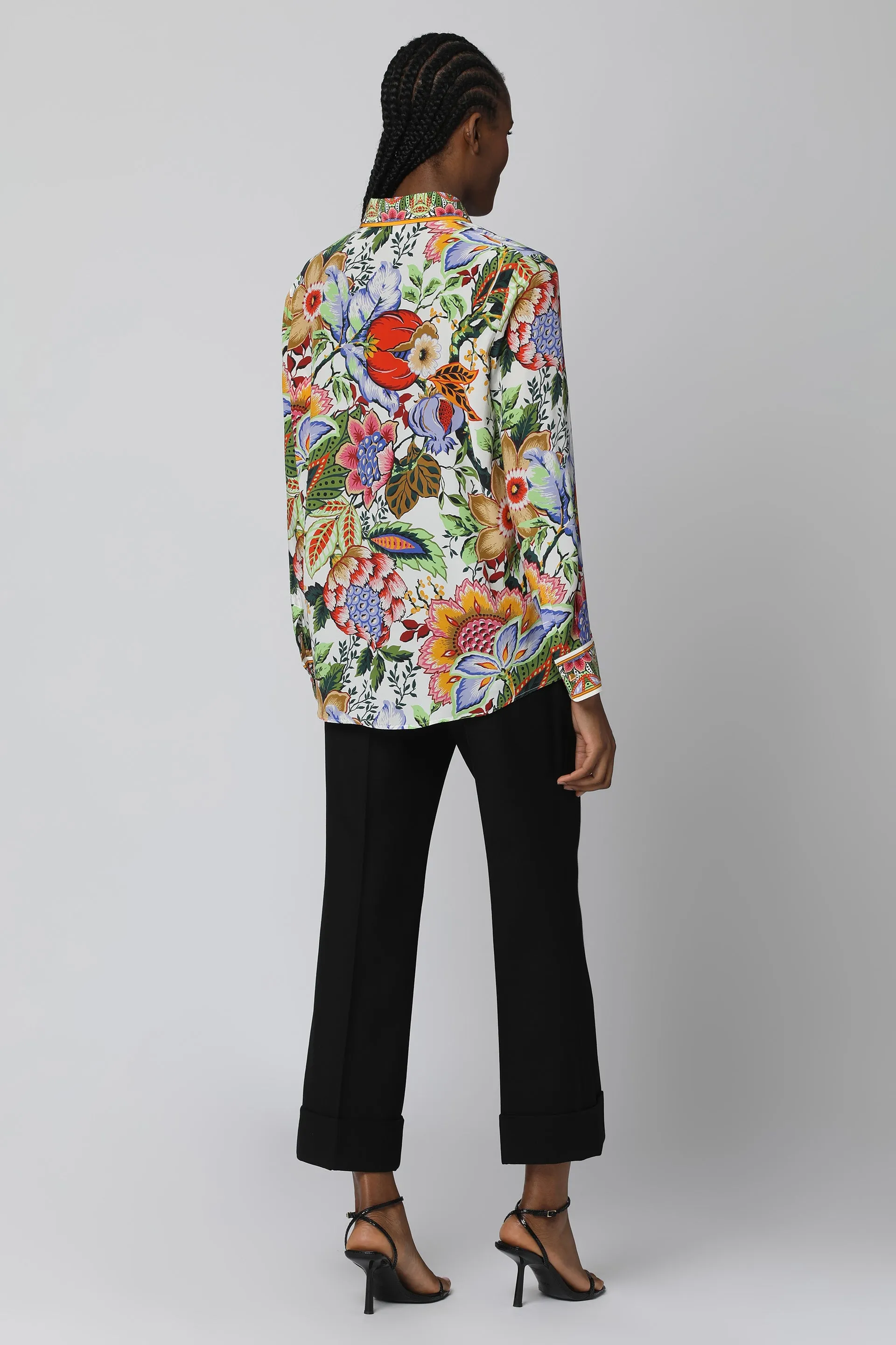 Etro Camicia in seta stampata