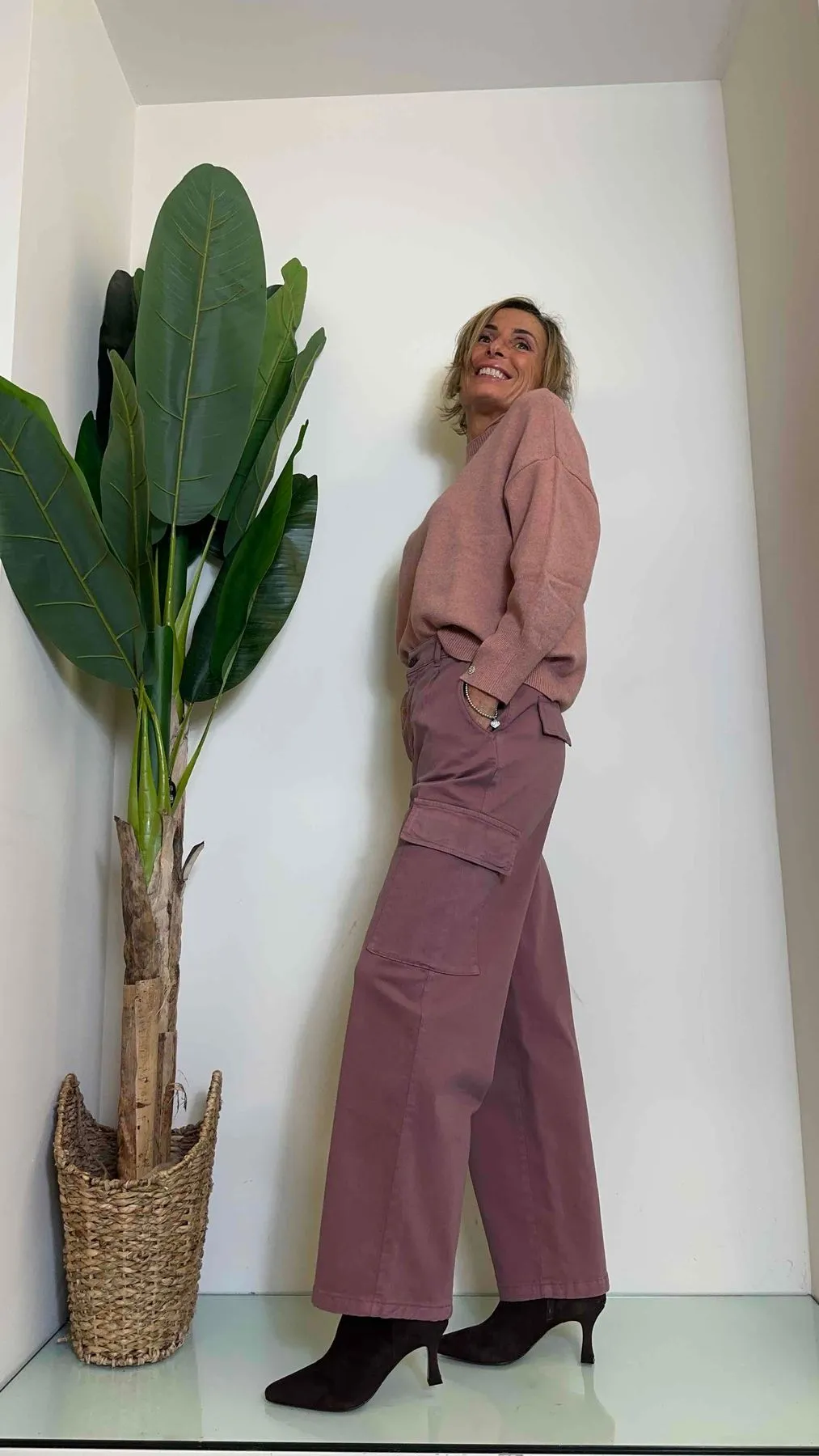 F3 - P3940515 - PANTALONE CARGO COLOR MANOPESCA