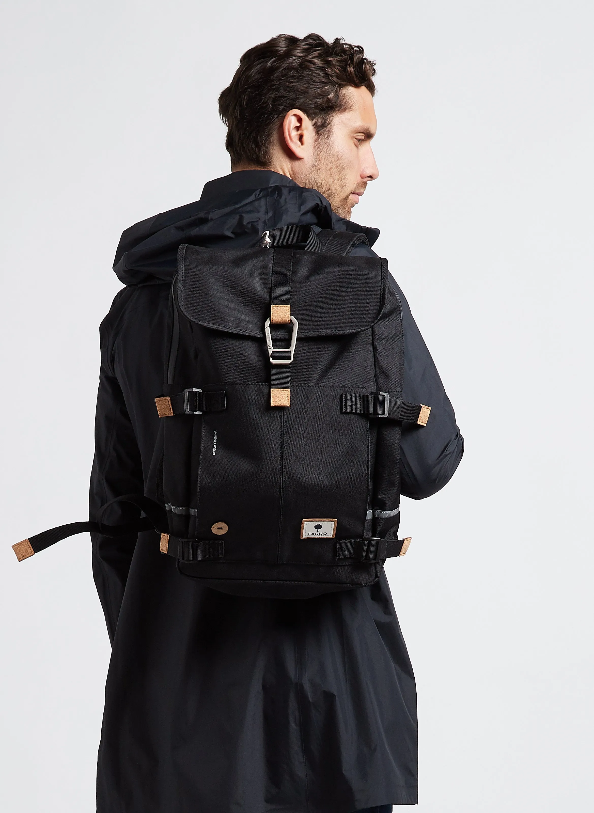  FAGUO   COMMUTER - Zaino funzionale | Nero