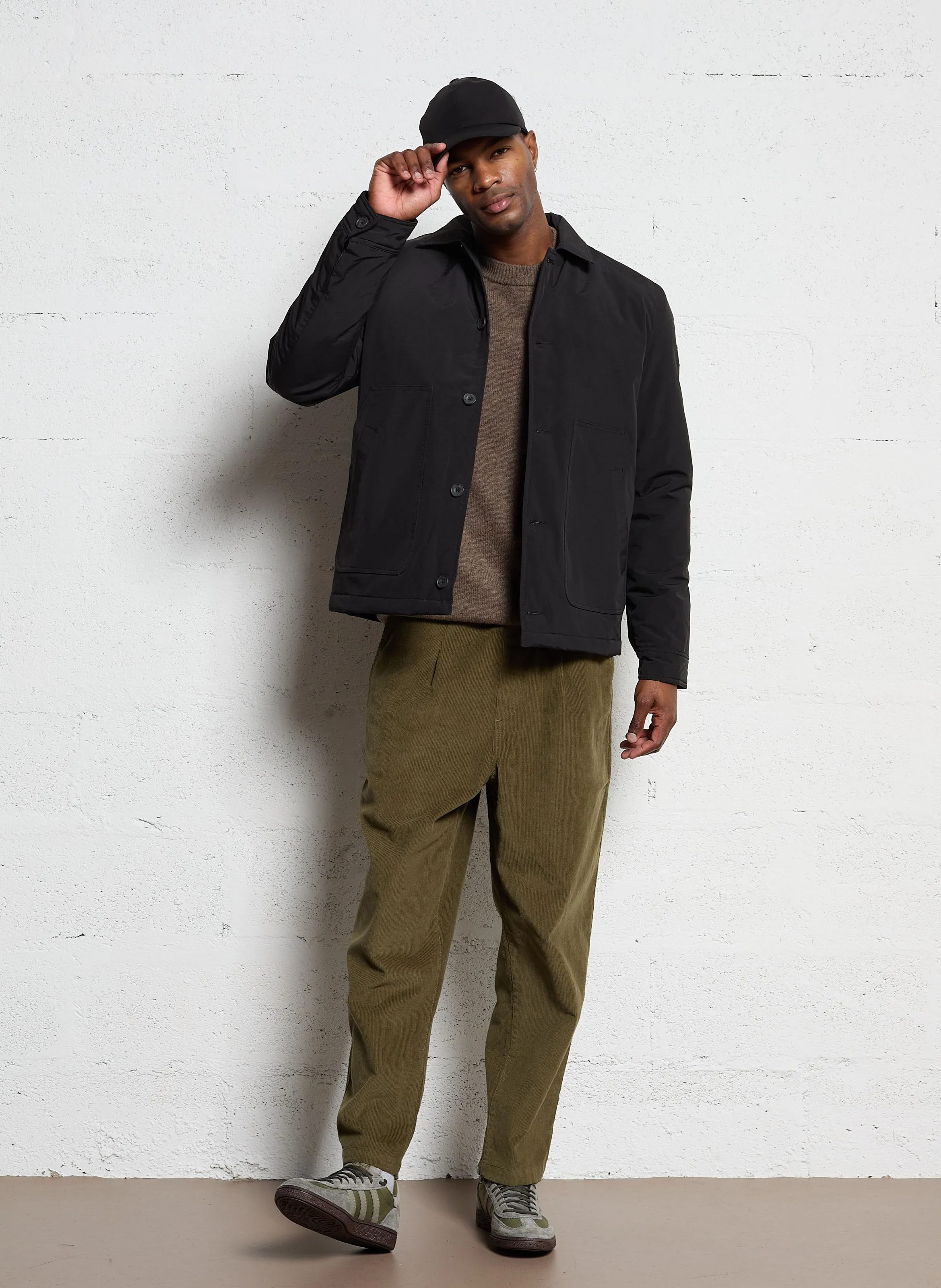 FARAH   TELEX - Giacca oversize imbottita | Nero