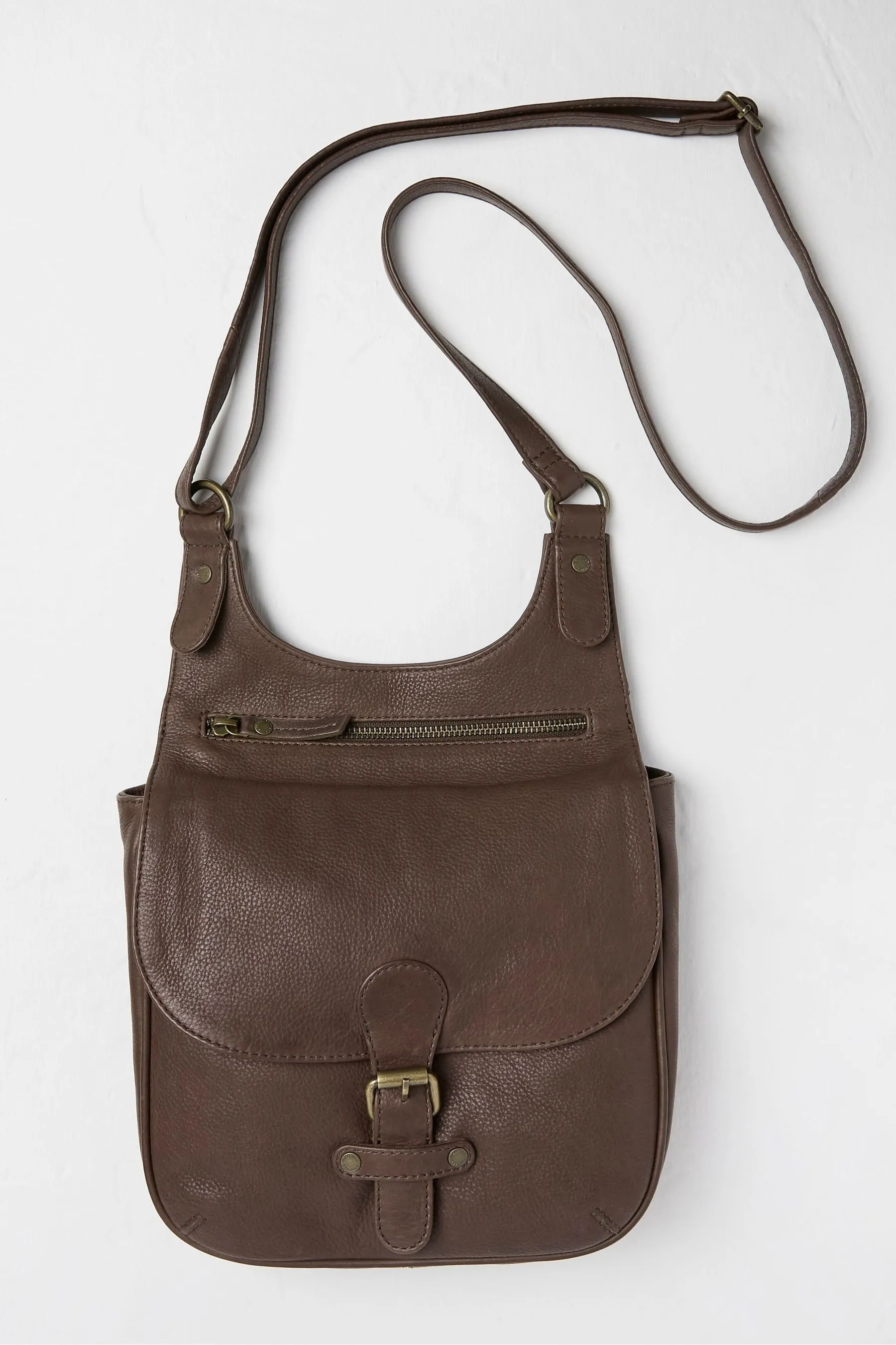 FatFace Borsa a tracolla in pelle oliata    