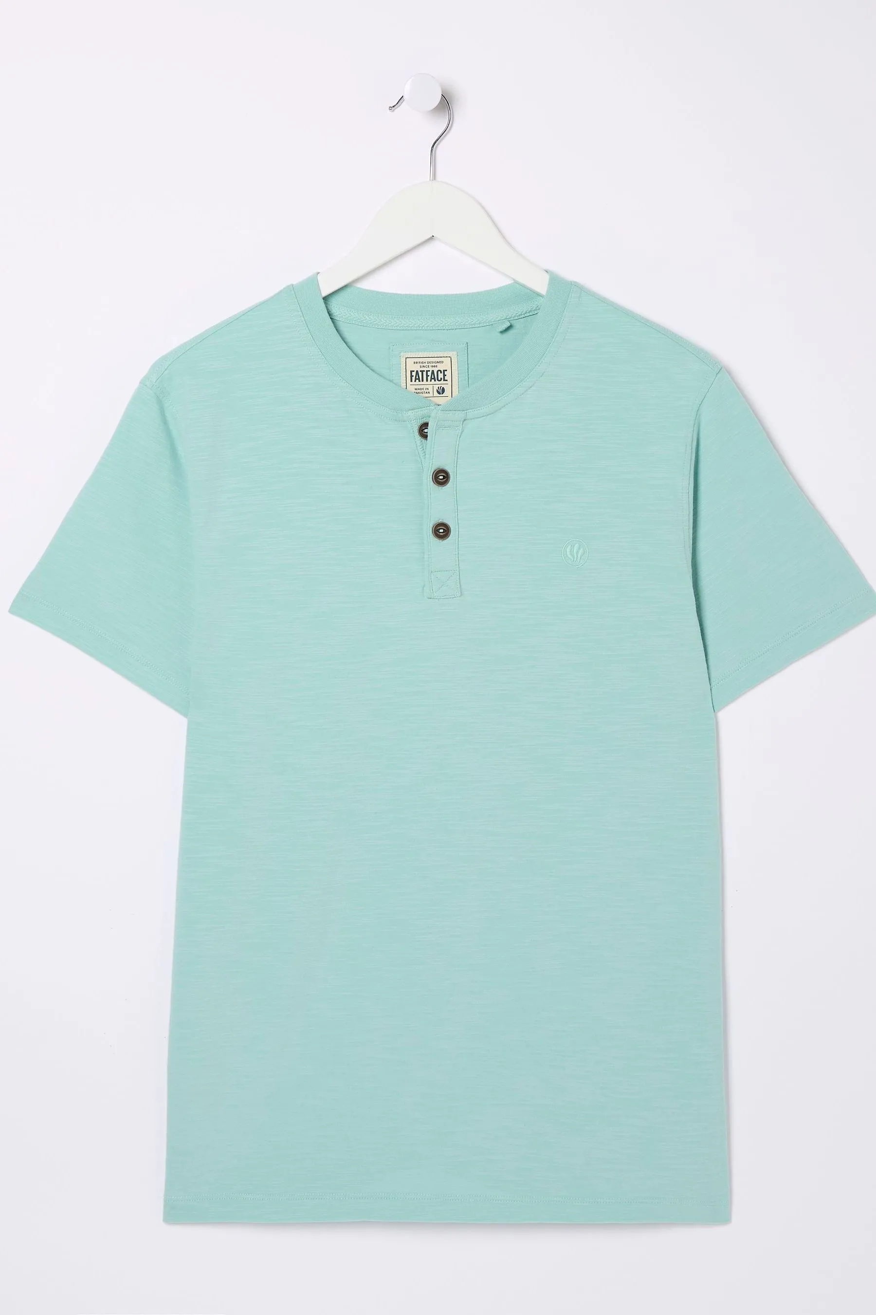 FatFace Woodside Slub Henley T-Shirt