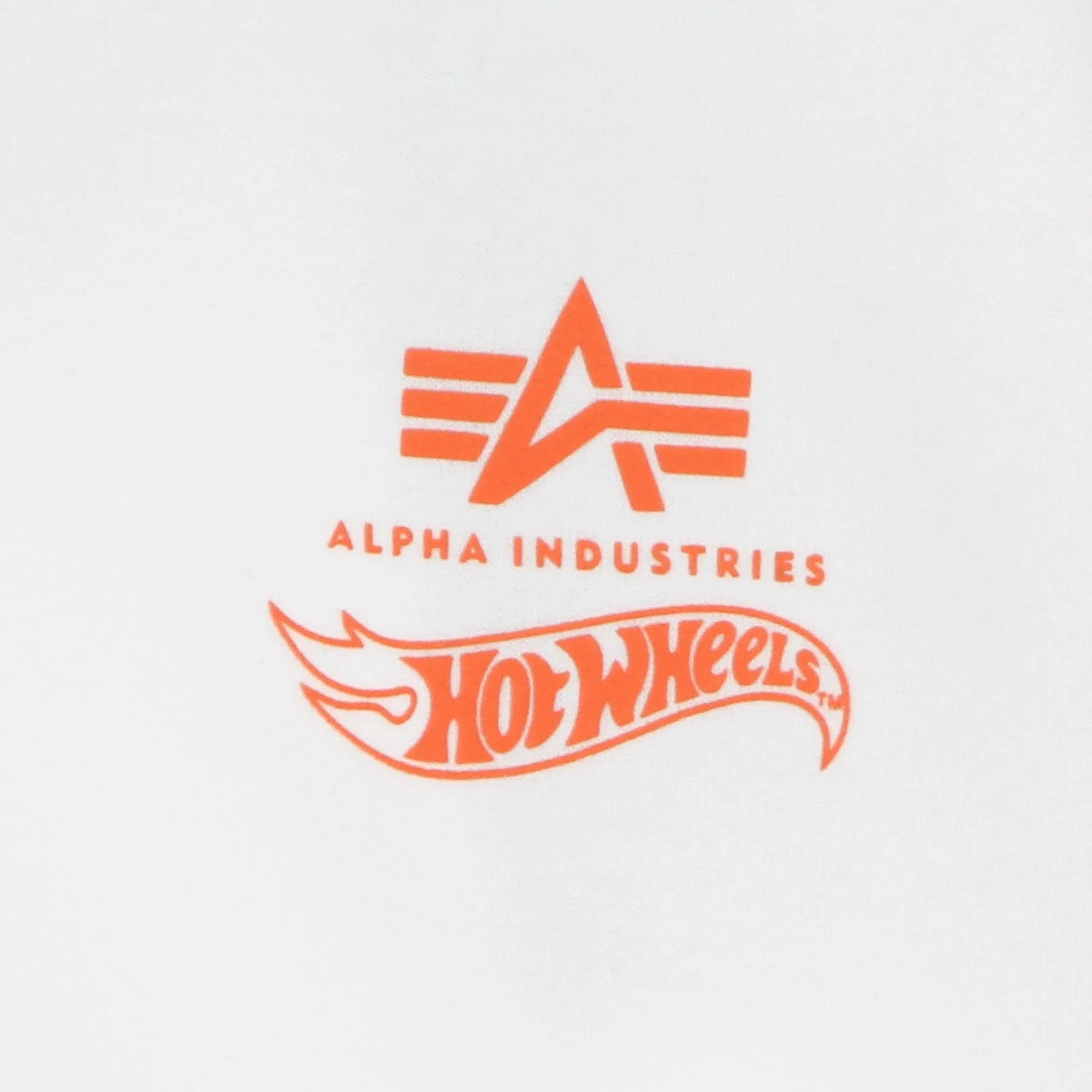 Felpa Cappuccio Uomo Flame Hoody X Hot Wheels White