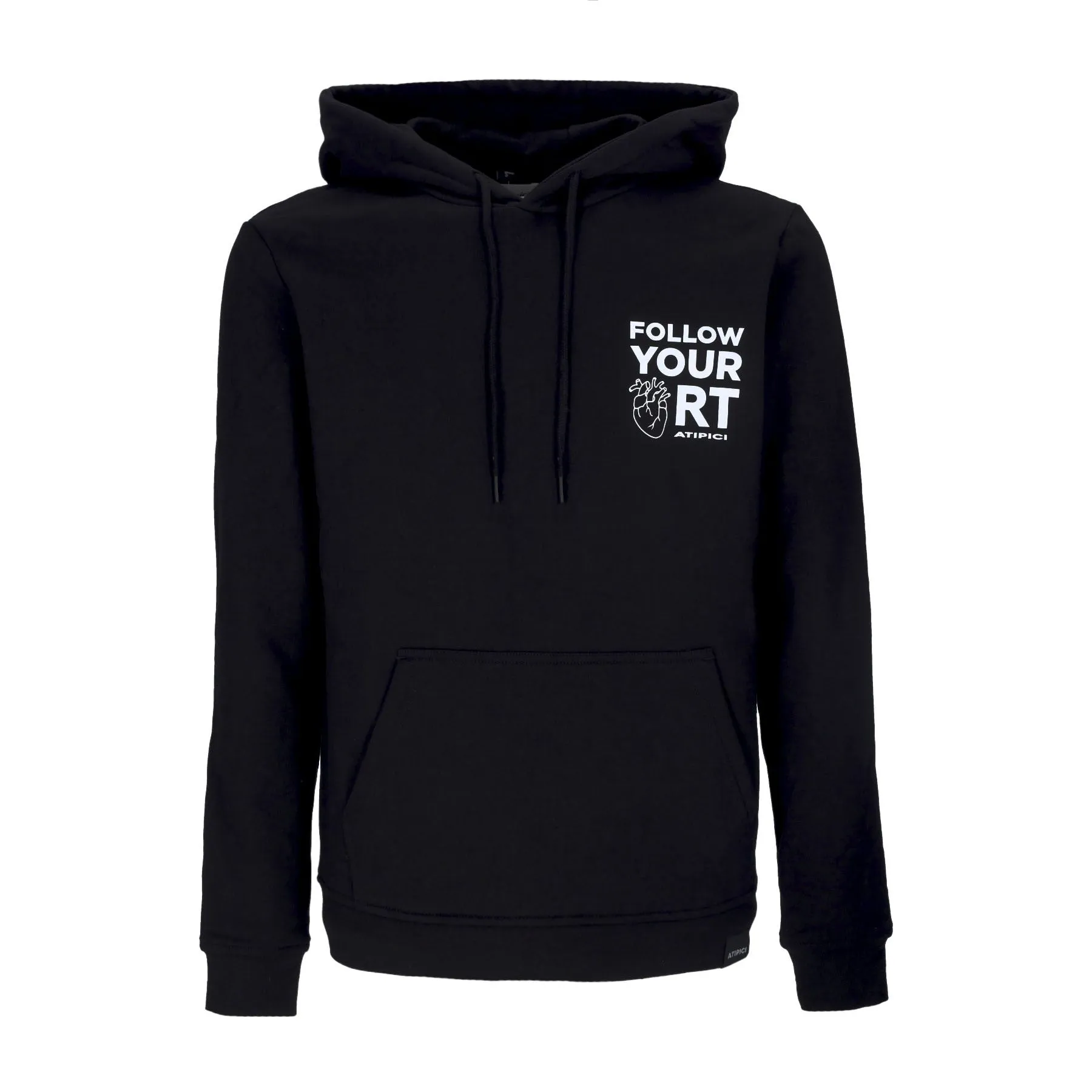 Felpa Cappuccio Uomo Follow Your Art Style Is Much Hoodie Black