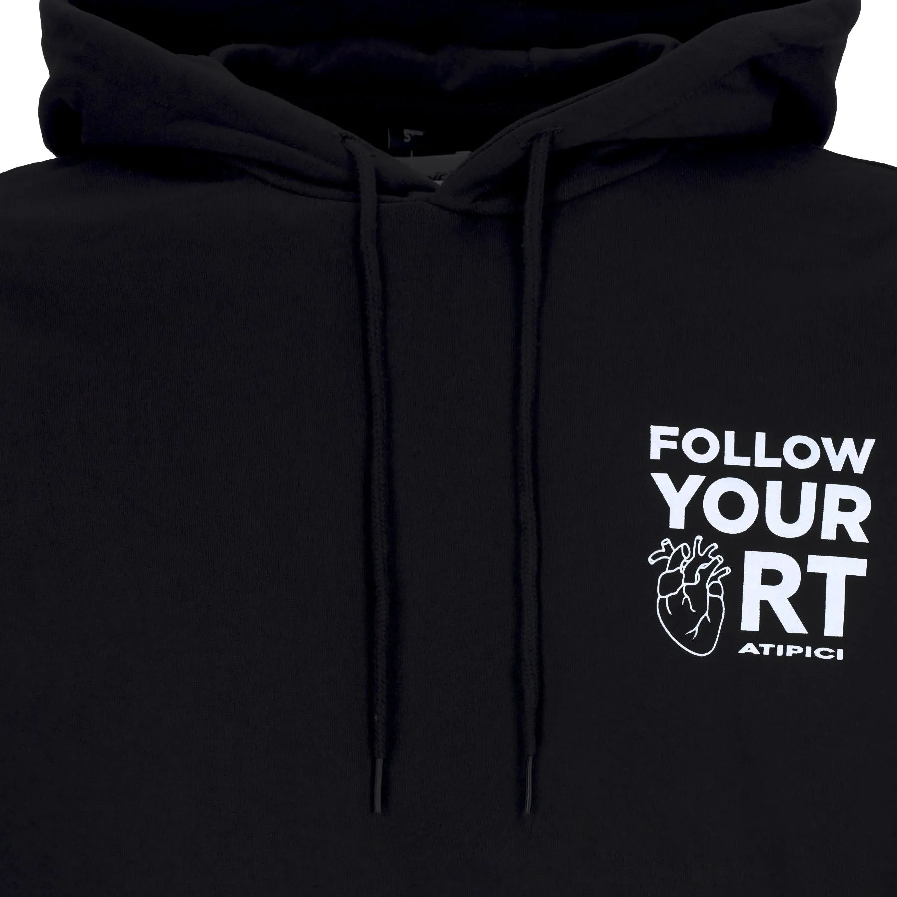 Felpa Cappuccio Uomo Follow Your Art Style Is Much Hoodie Black