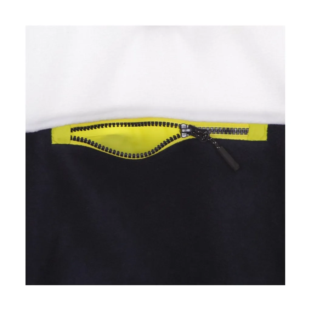 felpa collo alto donna yvonne half zip fleece shirt BLACK IRIS/BRIGHT WHITE/WARM OLIVE