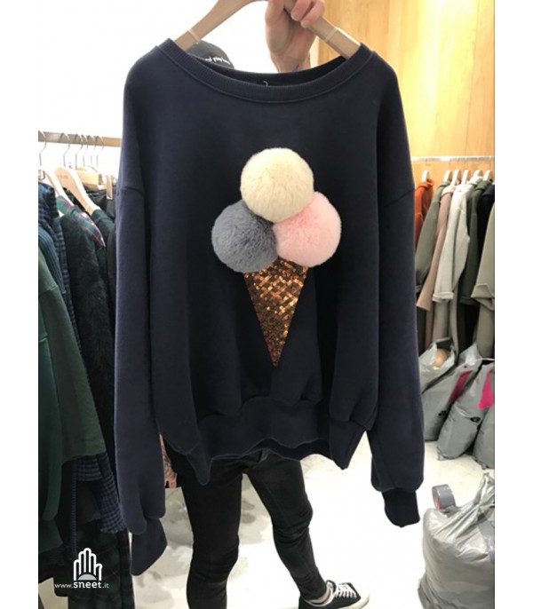 felpa cono gelato