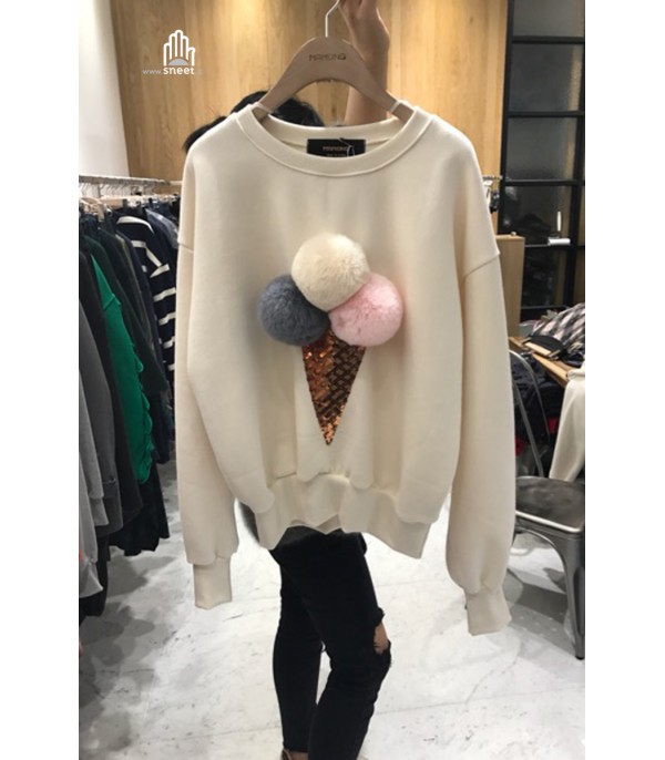 felpa cono gelato
