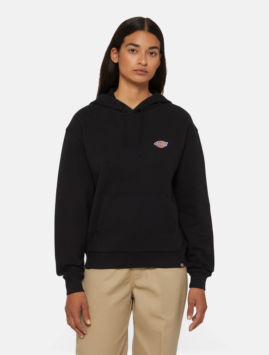 FELPA Donna DICKIES W MILLERSBURG HOODIE DK0A4YQC BLK BLACK