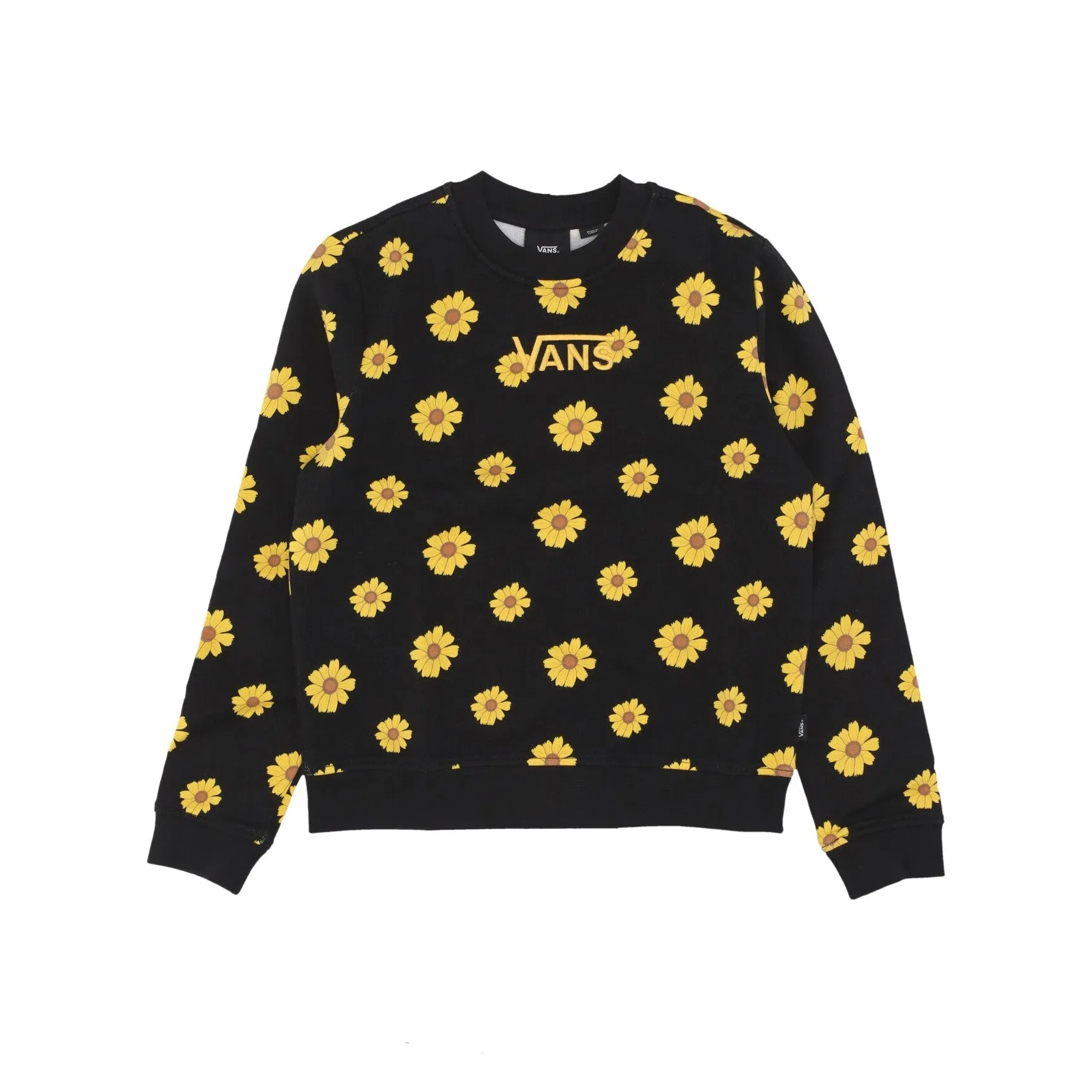 Felpa Girocollo Ragazza Sunfloral Crew Black