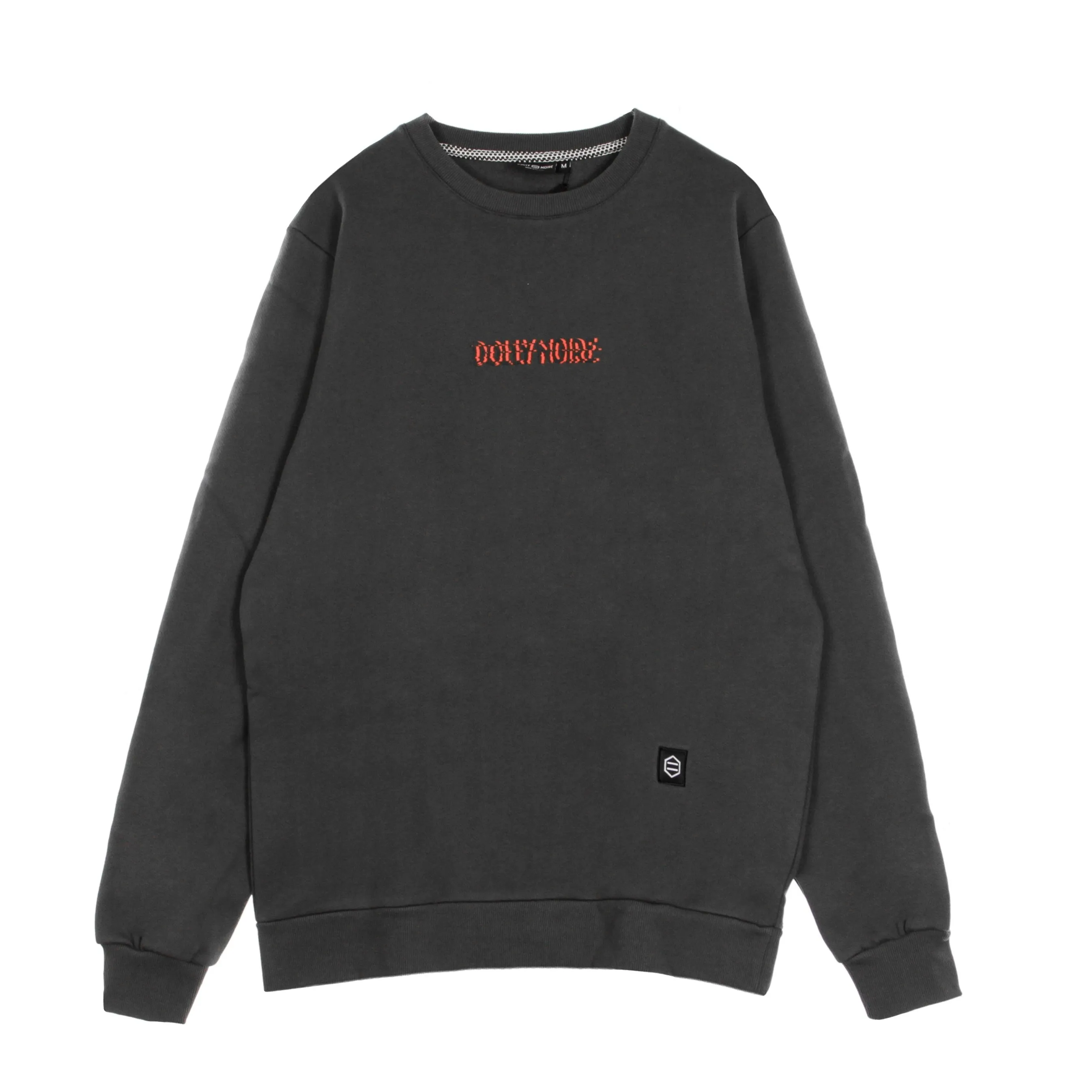 Felpa Girocollo Uomo Glitch Crewneck Grey