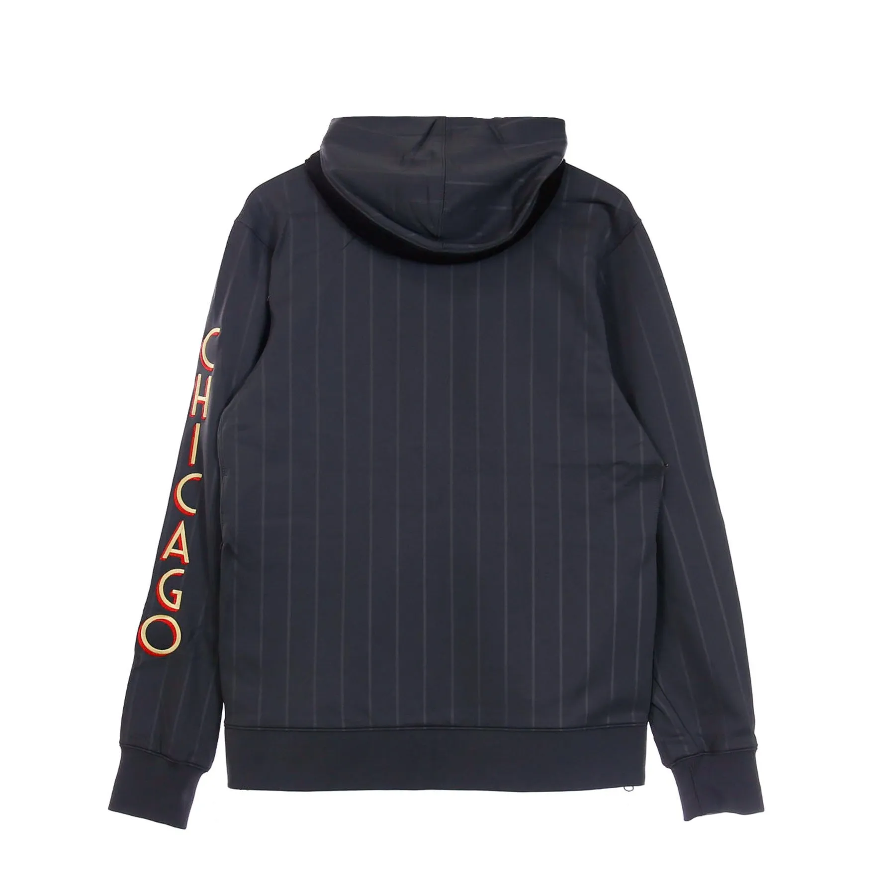 Felpa Leggera Cappuccio Zip Uomo Nba Therma Flex Showtime City Edition Chibul Anthracite/black/white