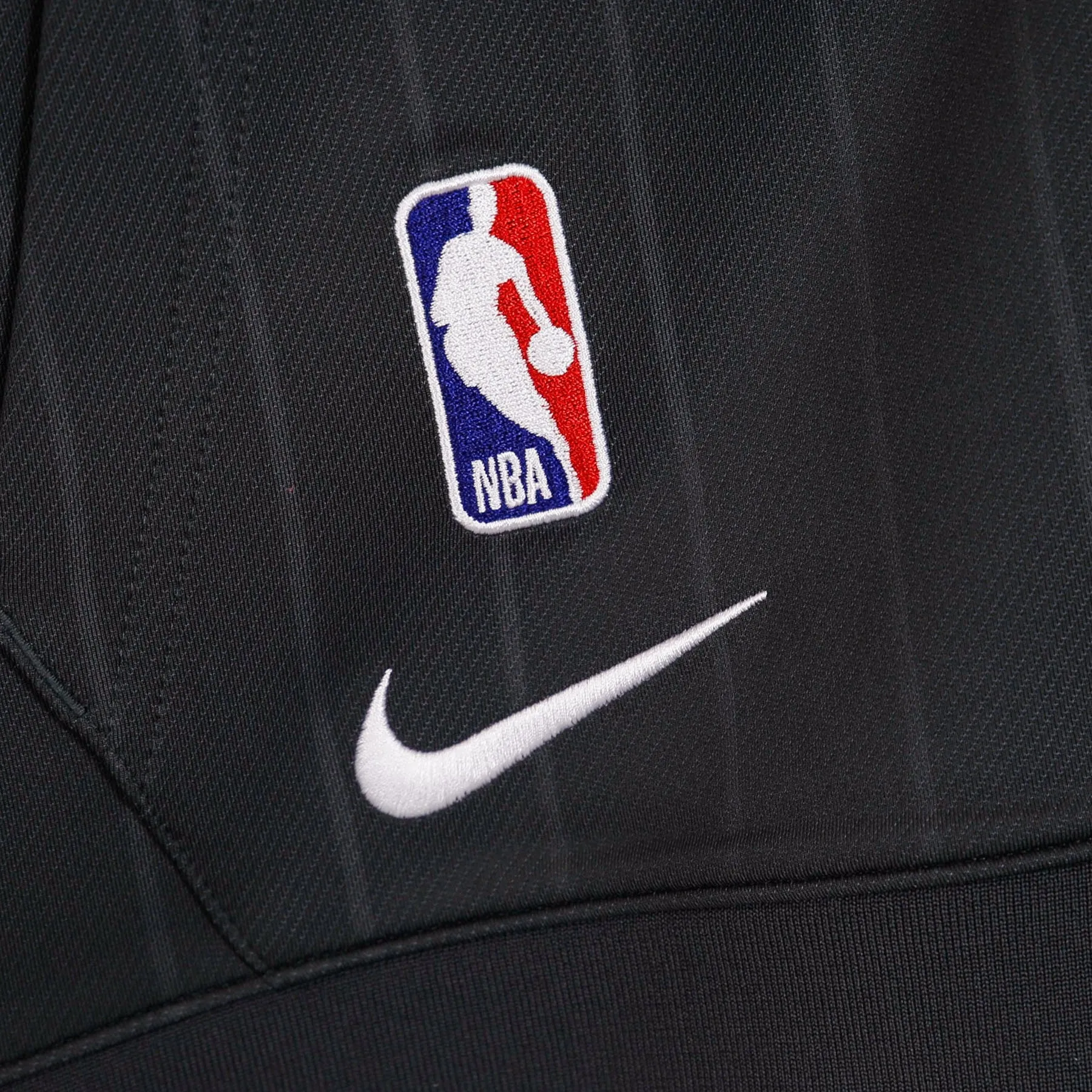 Felpa Leggera Cappuccio Zip Uomo Nba Therma Flex Showtime City Edition Chibul Anthracite/black/white
