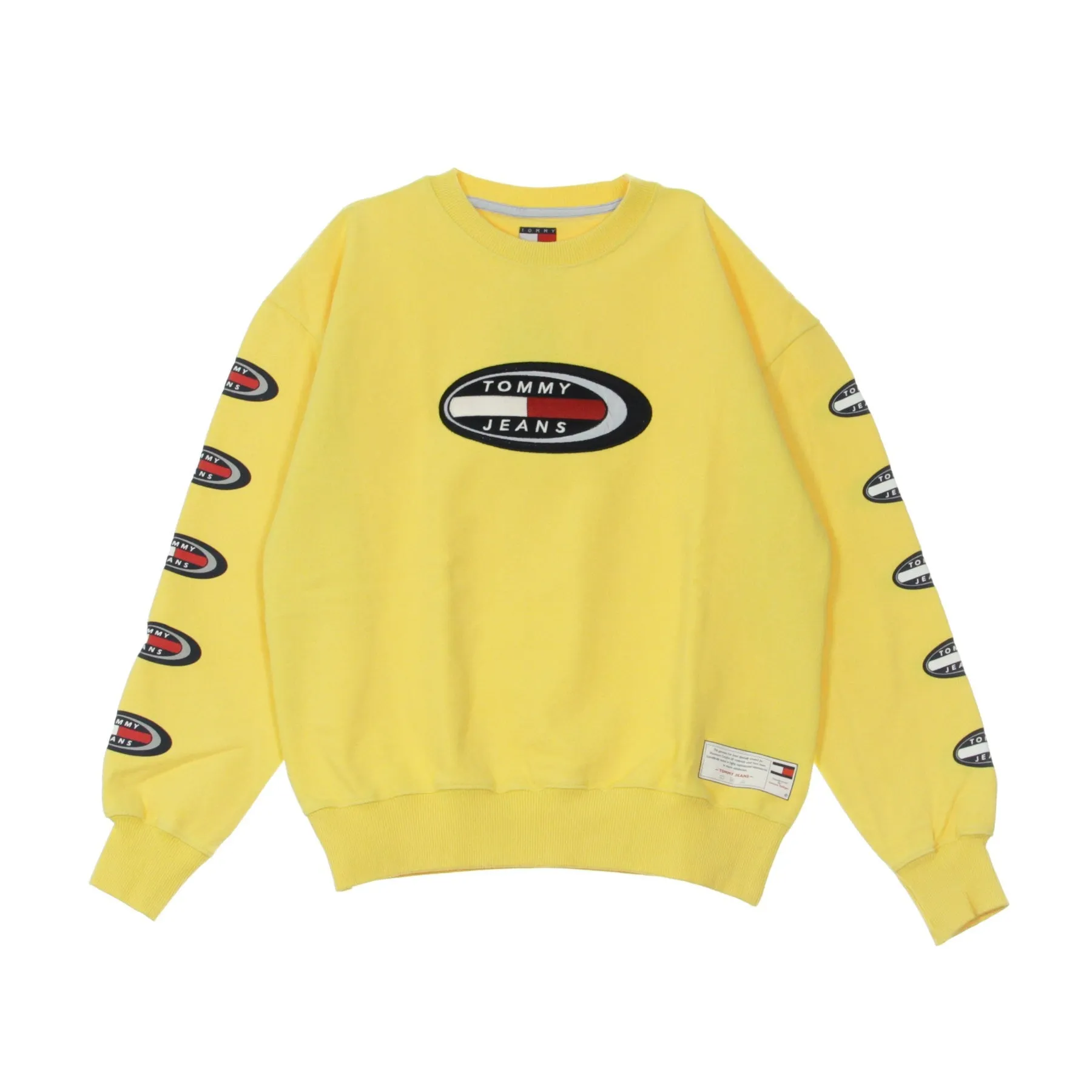 Felpa Leggera Girocollo Donna Oval Sweatshirt Goldfinch
