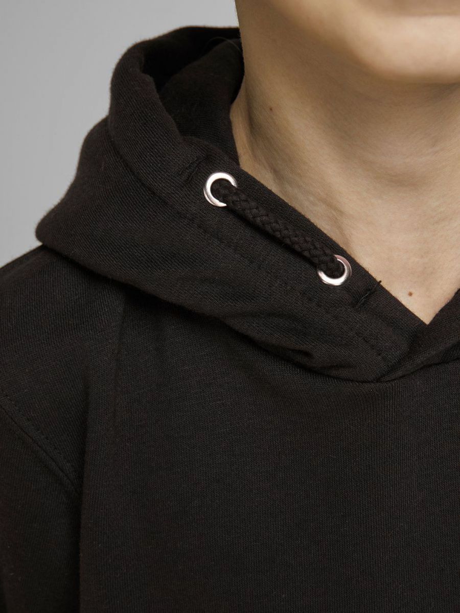 FELPA Ragazzo JACK&JONES 12169791 SOFT SWEAT BLACK BRUSHED