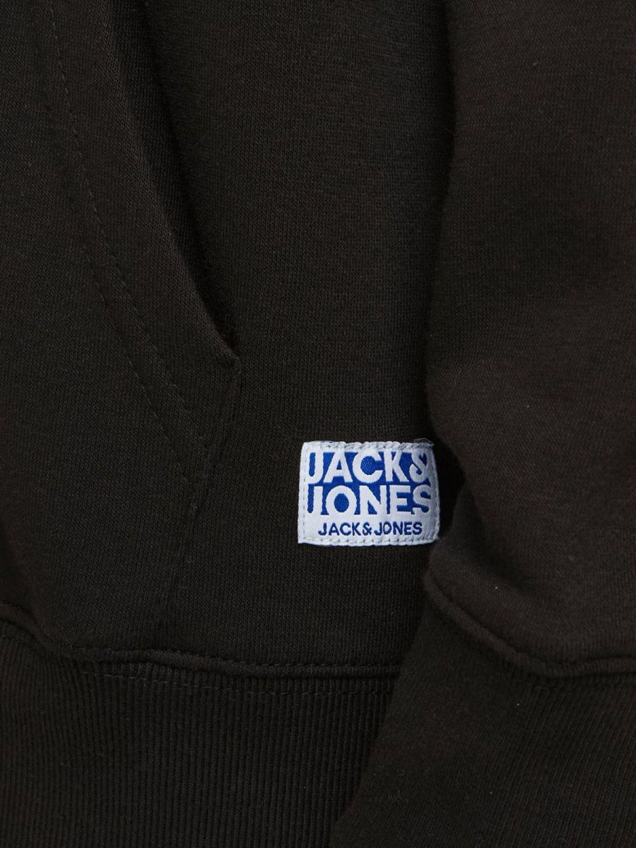 FELPA Ragazzo JACK&JONES 12169791 SOFT SWEAT BLACK BRUSHED