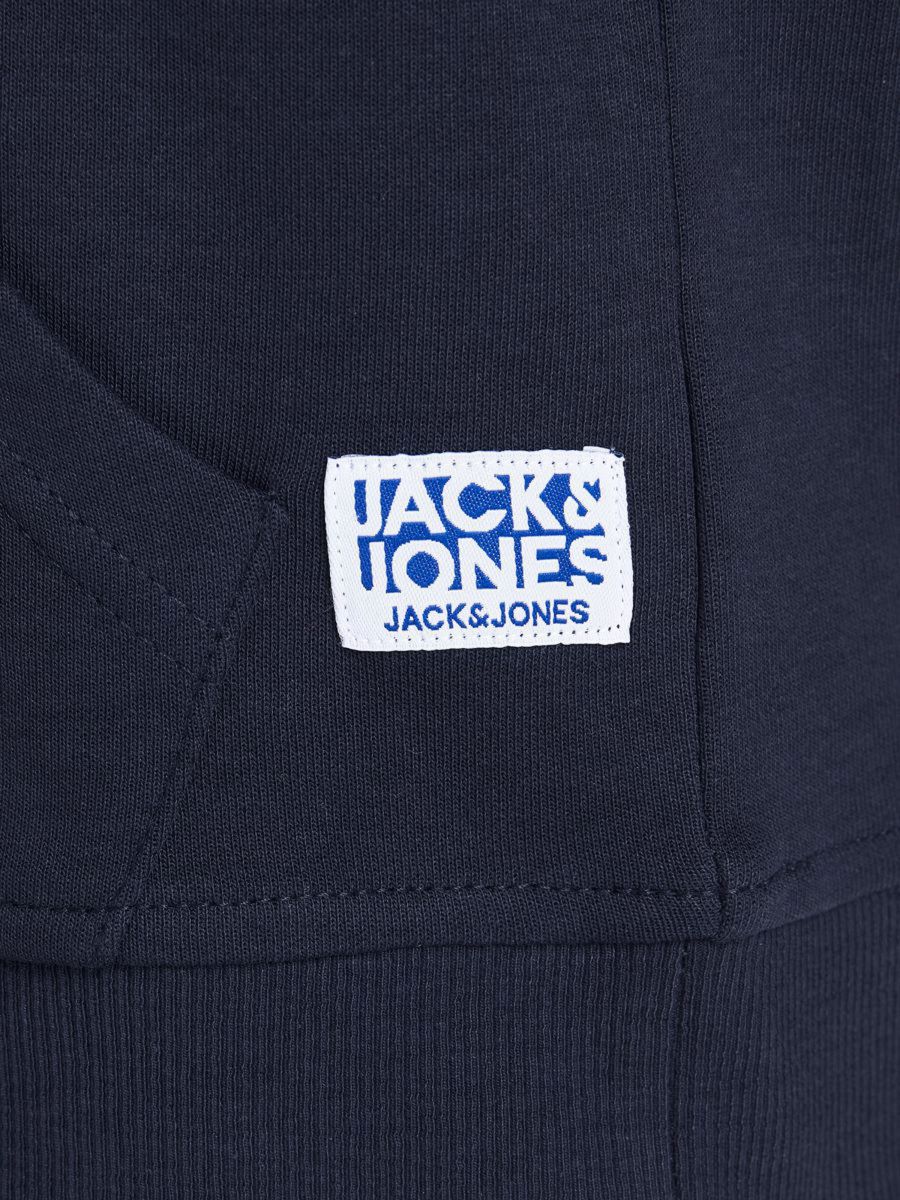 FELPA Ragazzo JACK&JONES 12184813 BASIC SWEAT HOOD NAVY BLAZER