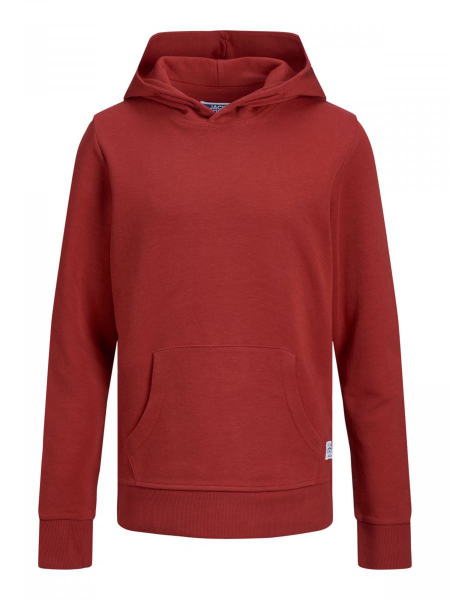 FELPA Ragazzo JACK&JONES 12184813 BASIC SWEAT HOOD RED DAHILA