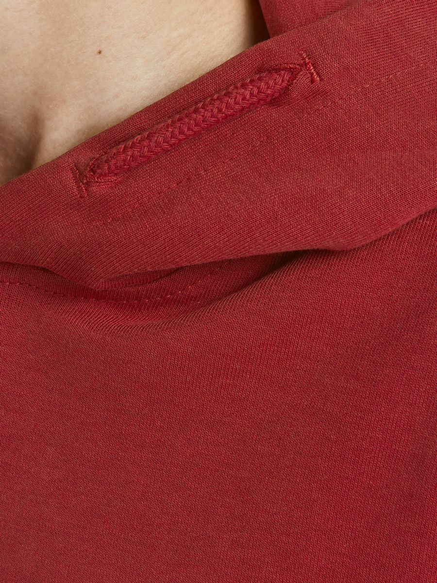 FELPA Ragazzo JACK&JONES 12184813 BASIC SWEAT HOOD RED DAHILA