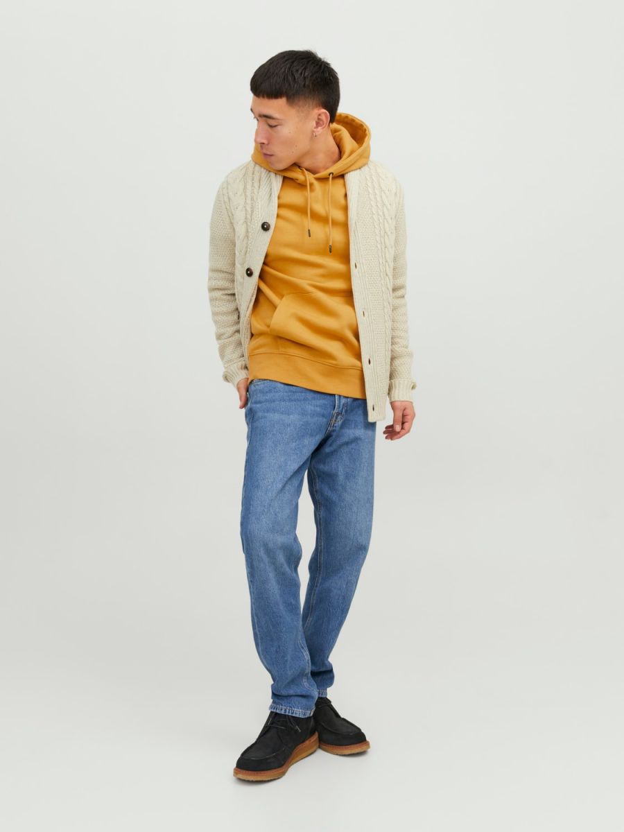 FELPA Uomo JACK&JONES 12208157 JJESTAR HONEY GOLD