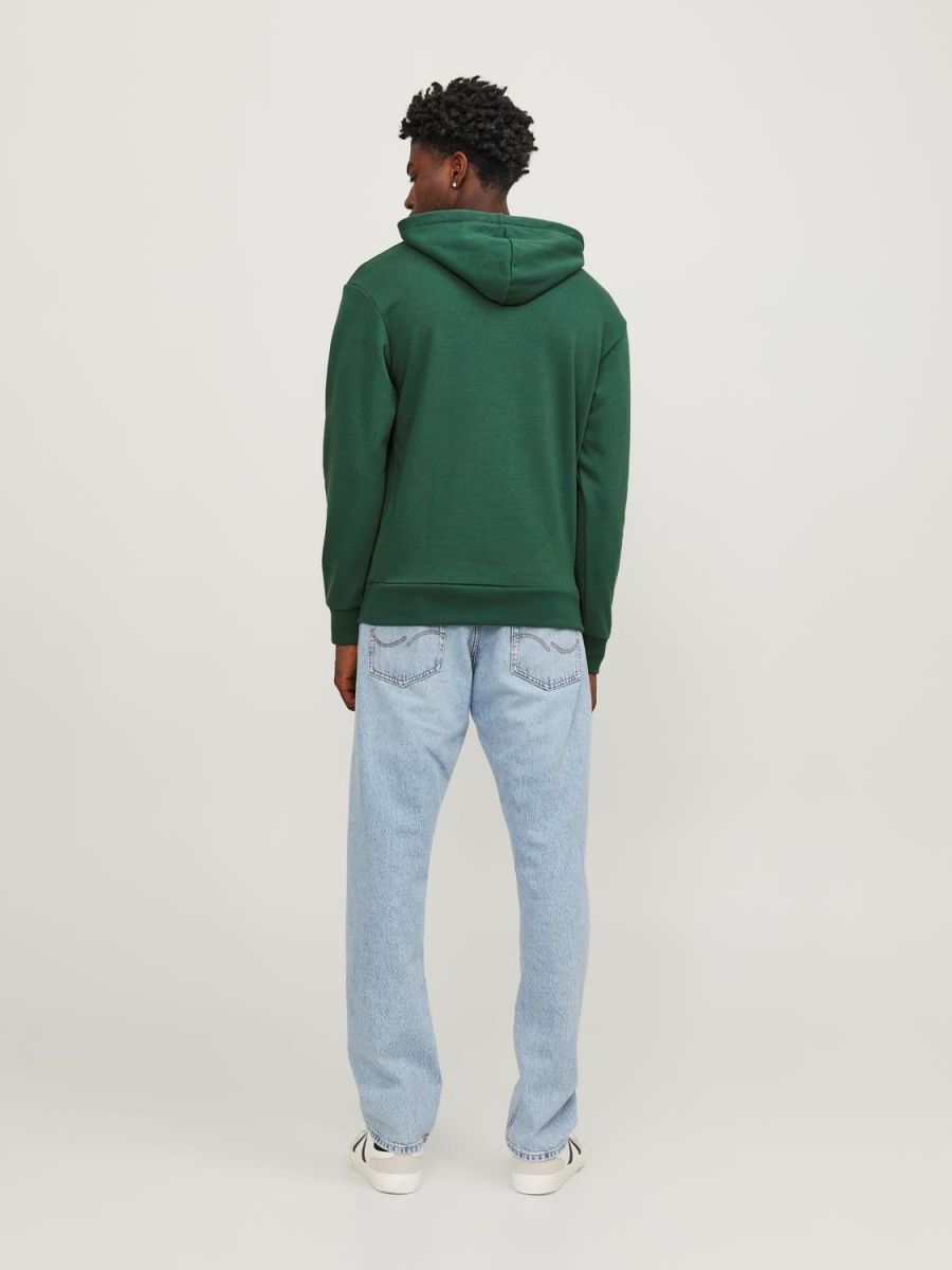 FELPA Uomo JACK&JONES 12236513 JJEJOSH DARK GREEN
