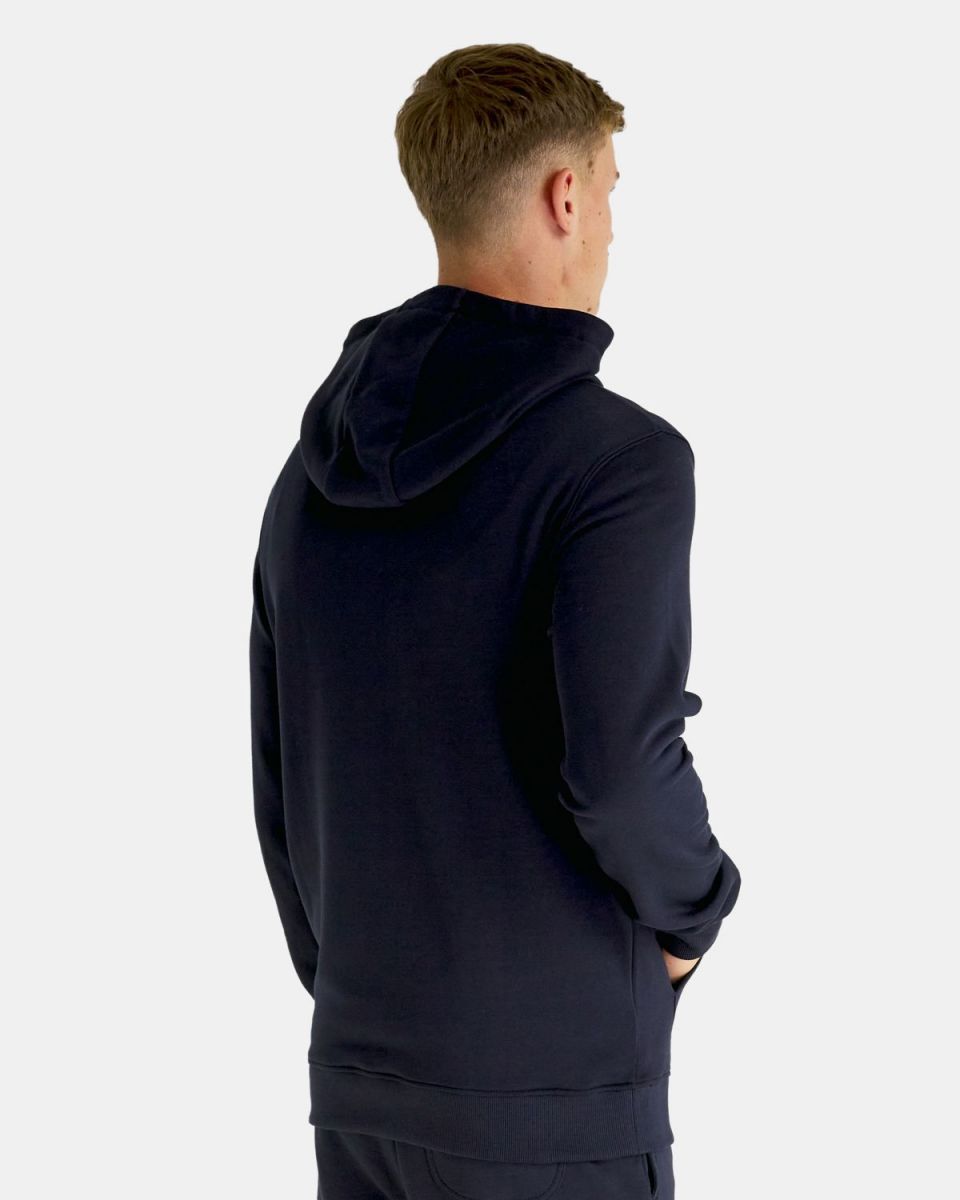 FELPA Uomo LYLE & SCOTT 1874 ML416TON TONAL PULLOVER HOODIE Z27. DARK NAVY