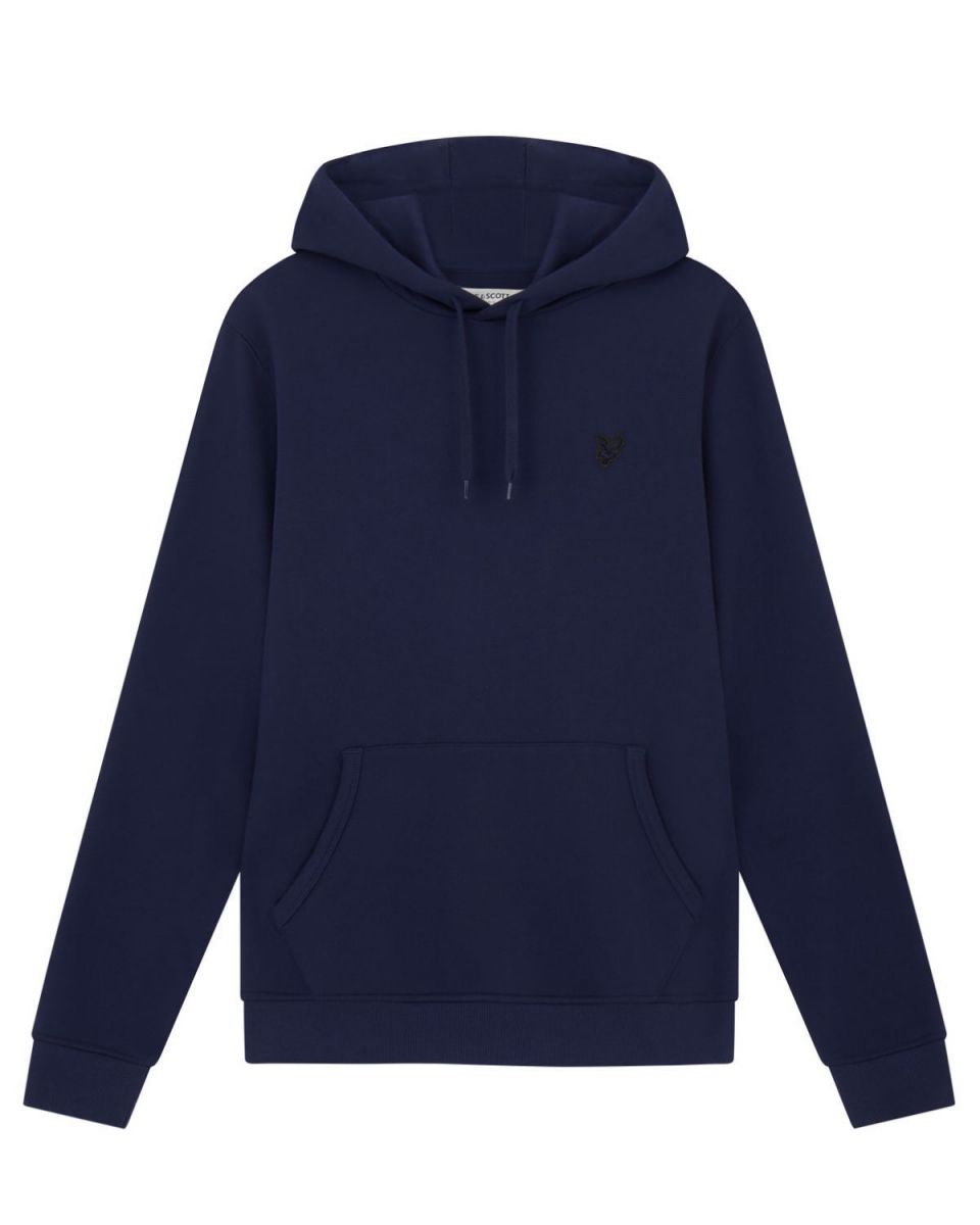 FELPA Uomo LYLE & SCOTT 1874 ML416TON TONAL PULLOVER HOODIE Z27. DARK NAVY