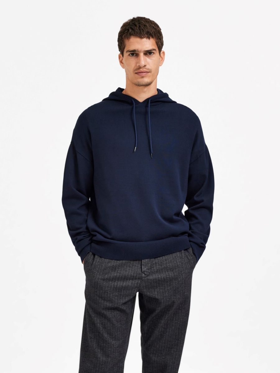 FELPA Uomo SELECTED 16085465 HELLER SKY CAPTAIN