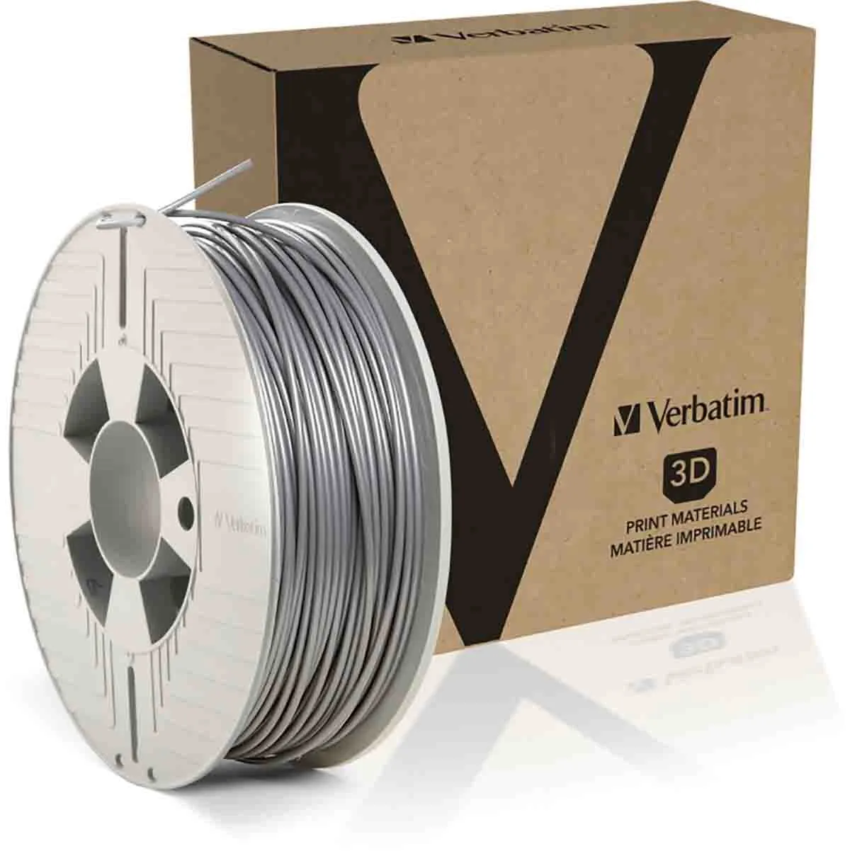 Filamento per stampante 3D Verbatim, PLA, Argento, diam. 2.85mm
