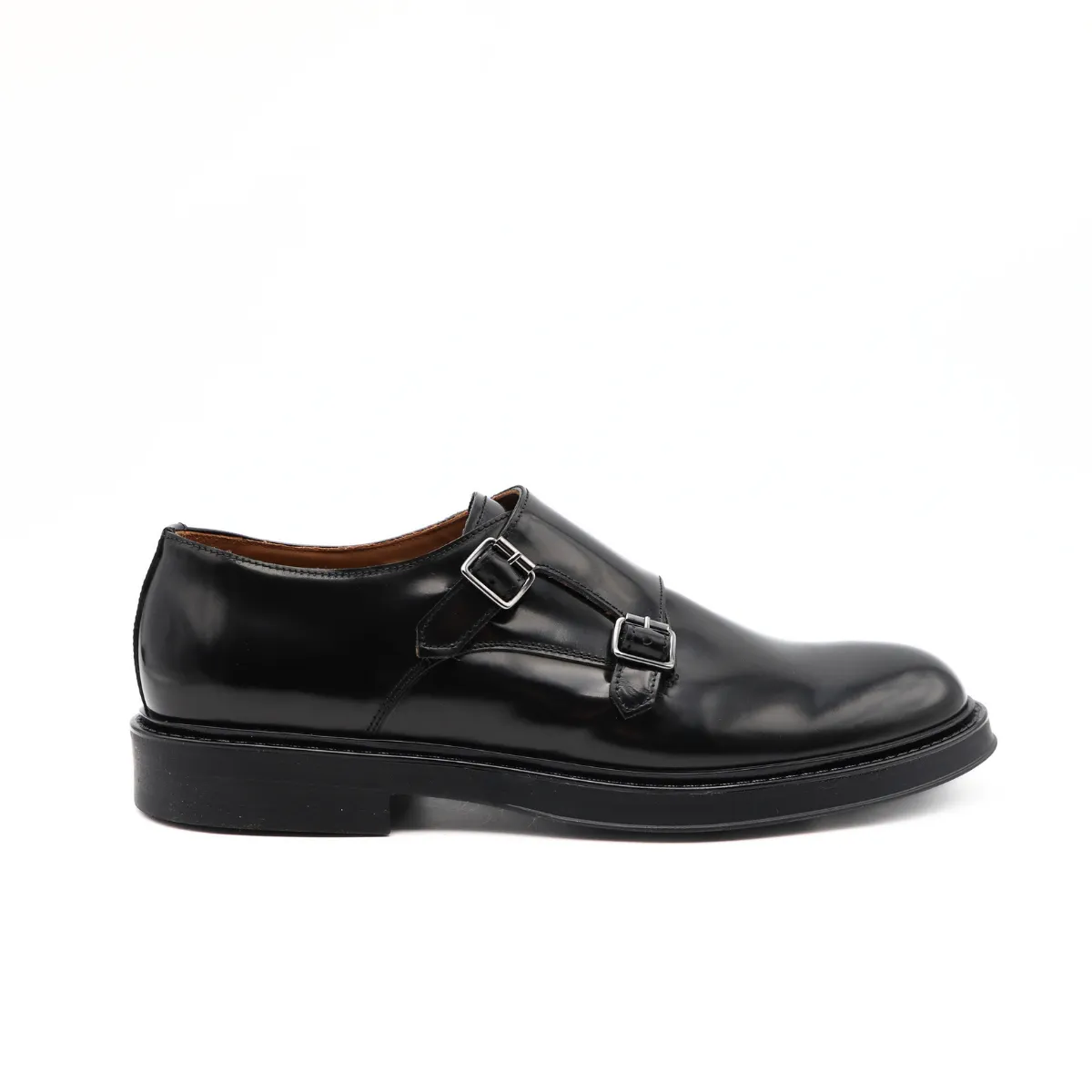 FRANCO FEDELE SLIPON 6555 DUE FIBBIE NERO  