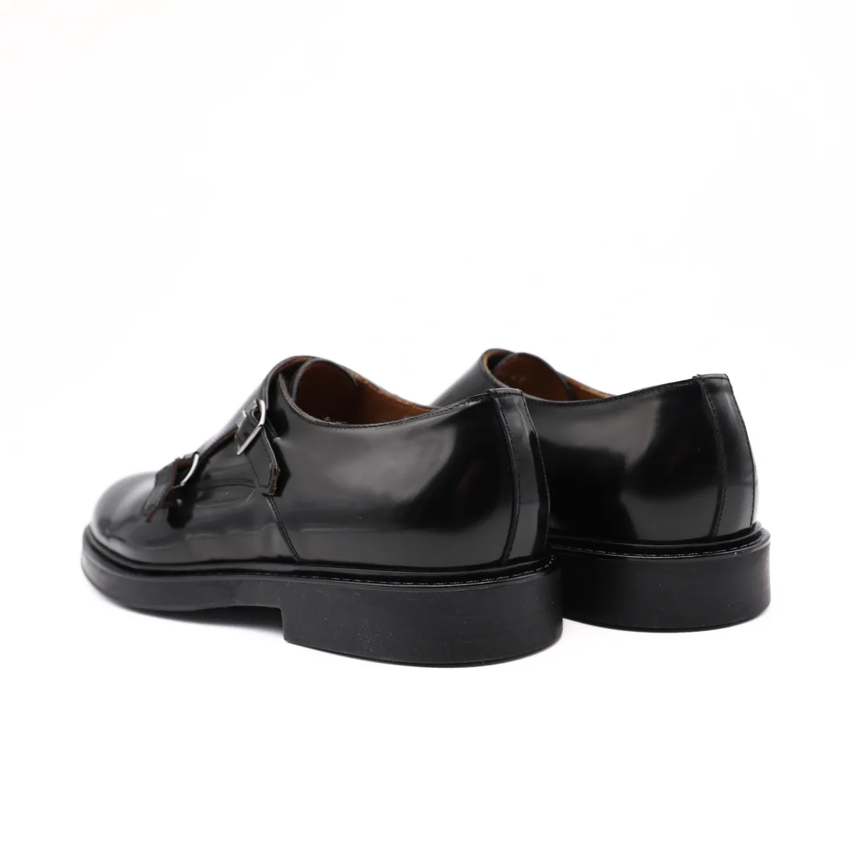 FRANCO FEDELE SLIPON 6555 DUE FIBBIE NERO  