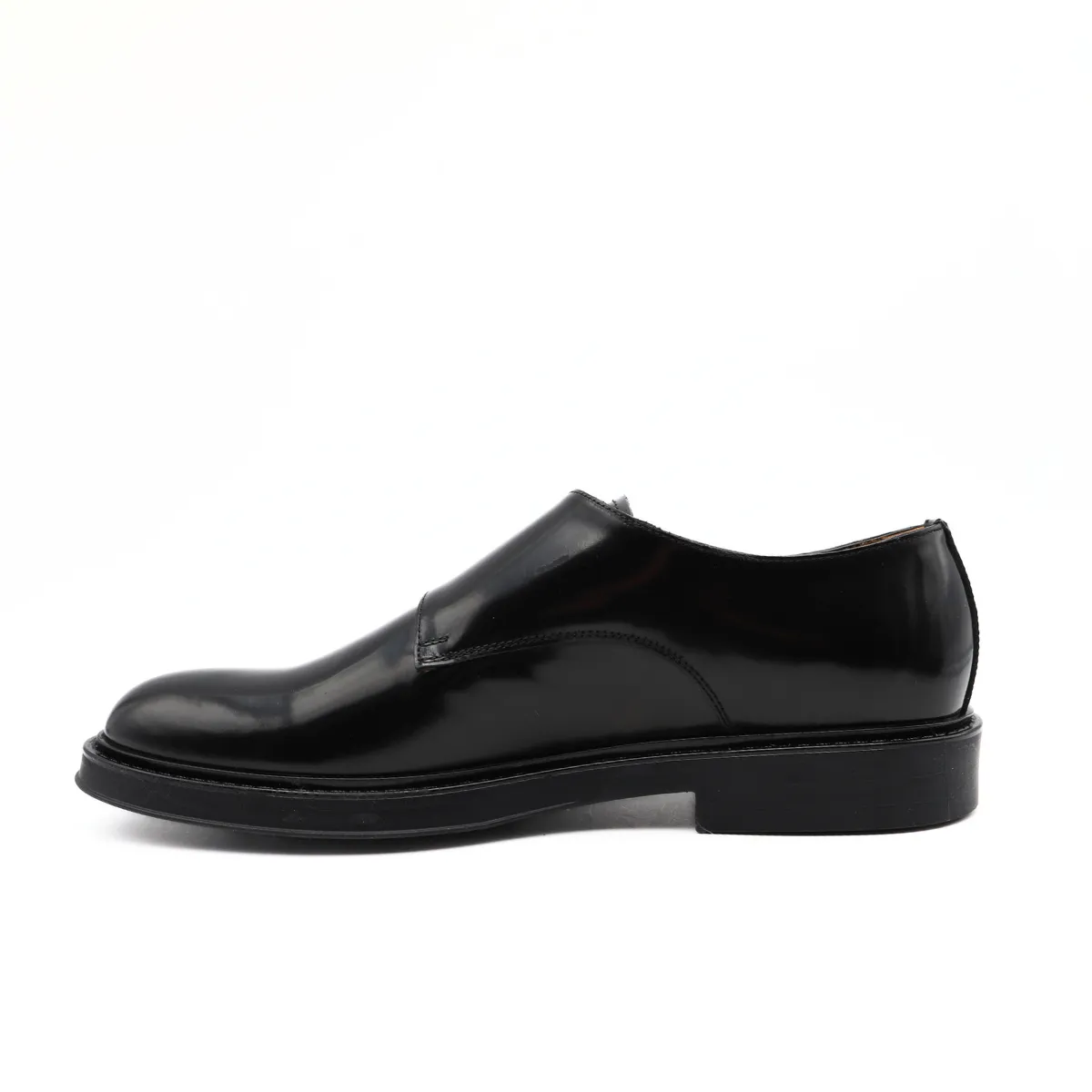 FRANCO FEDELE SLIPON 6555 DUE FIBBIE NERO  