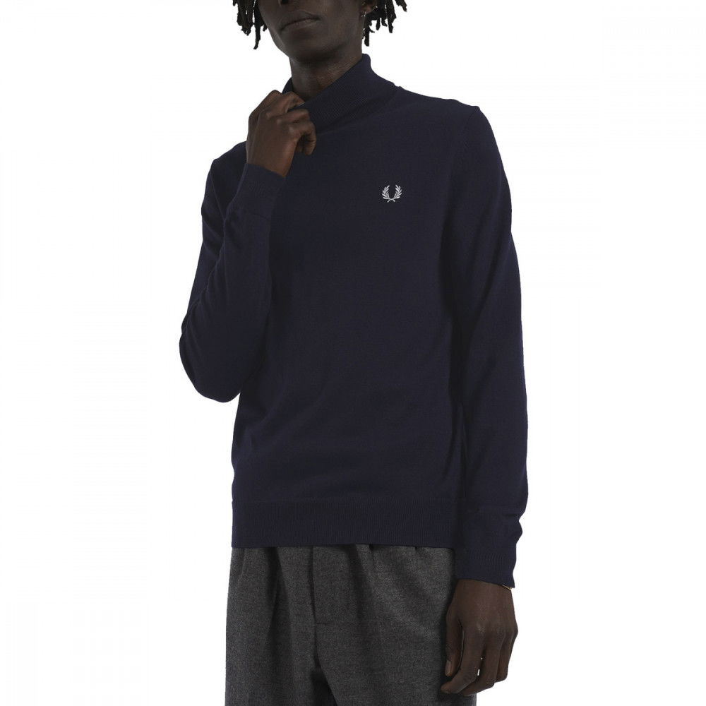 FRED PERRY MAGLIONE DOLCEVITA IN LANA E COTONE